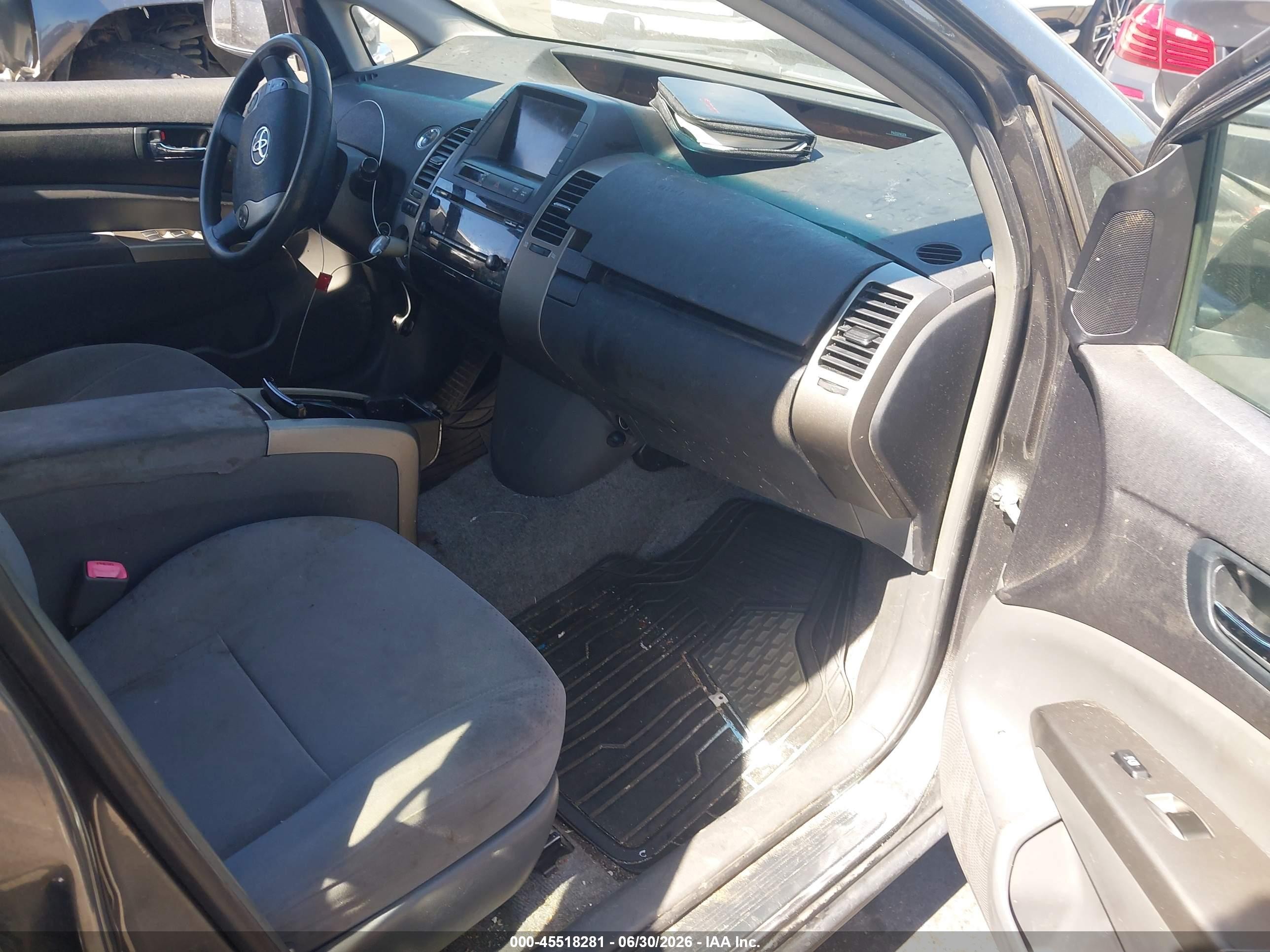 2006 Toyota Prius Gray vin: JTDKB20UX63194531