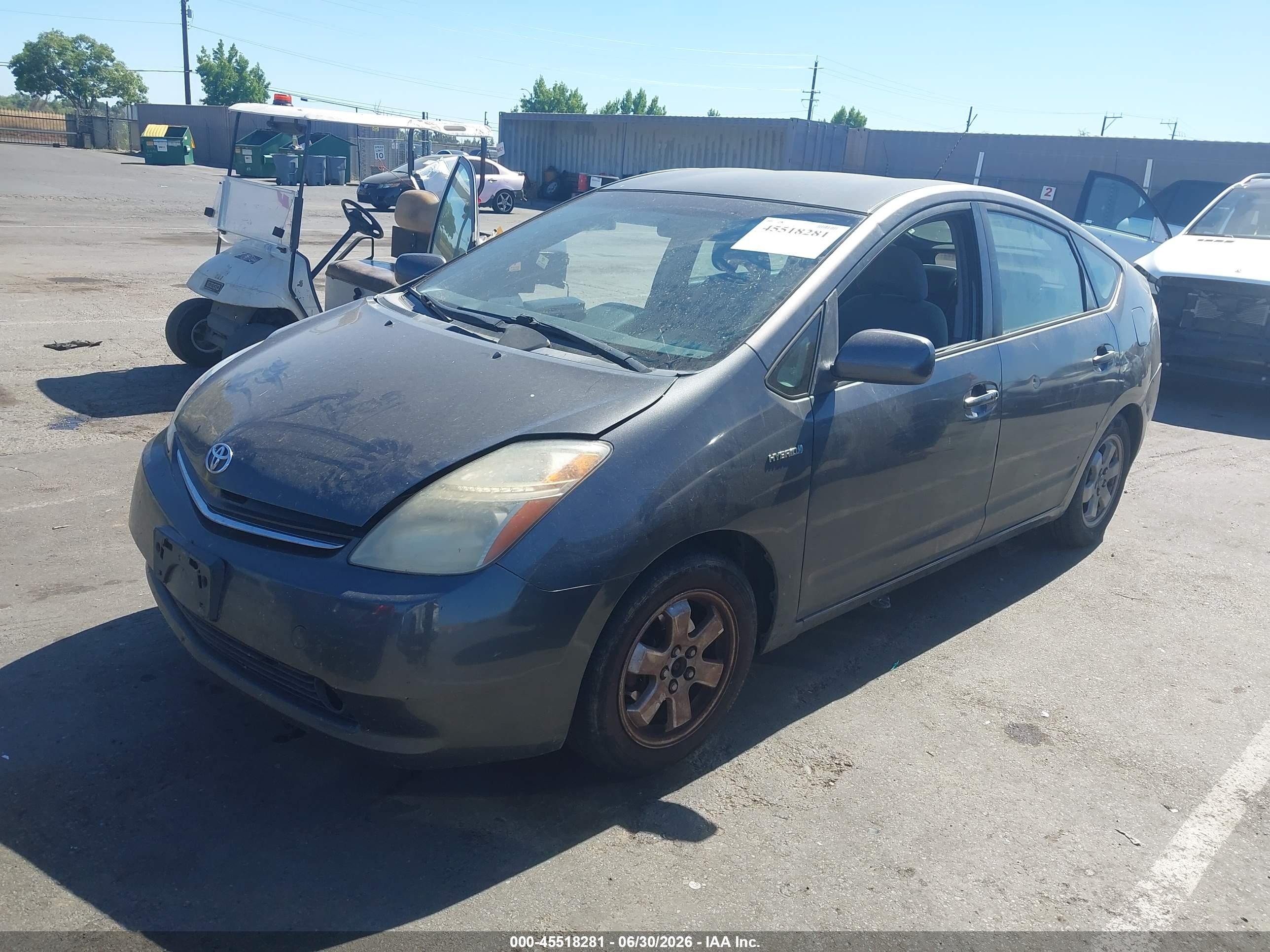 2006 Toyota Prius Gray vin: JTDKB20UX63194531
