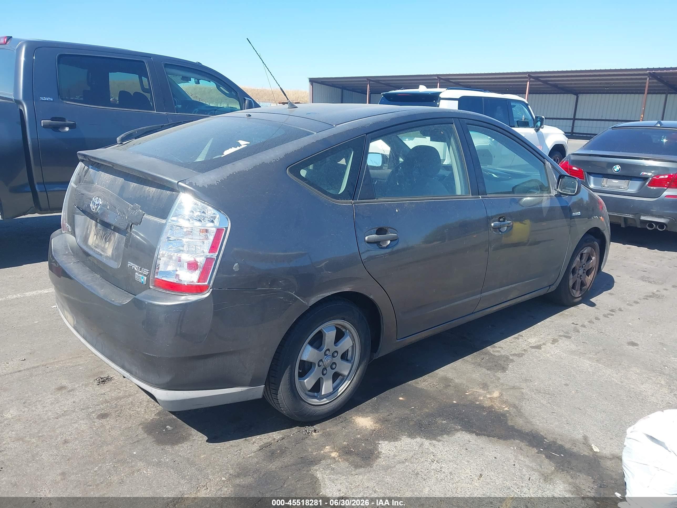 2006 Toyota Prius Gray vin: JTDKB20UX63194531