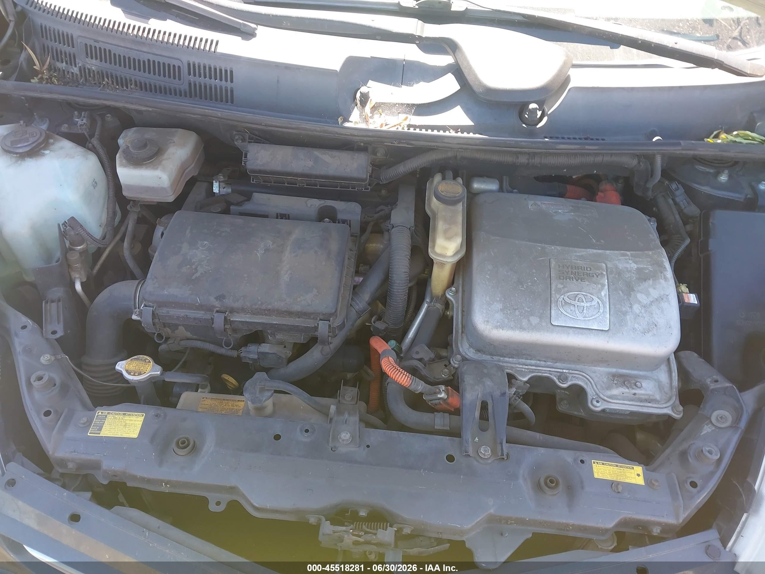 2006 Toyota Prius Gray vin: JTDKB20UX63194531