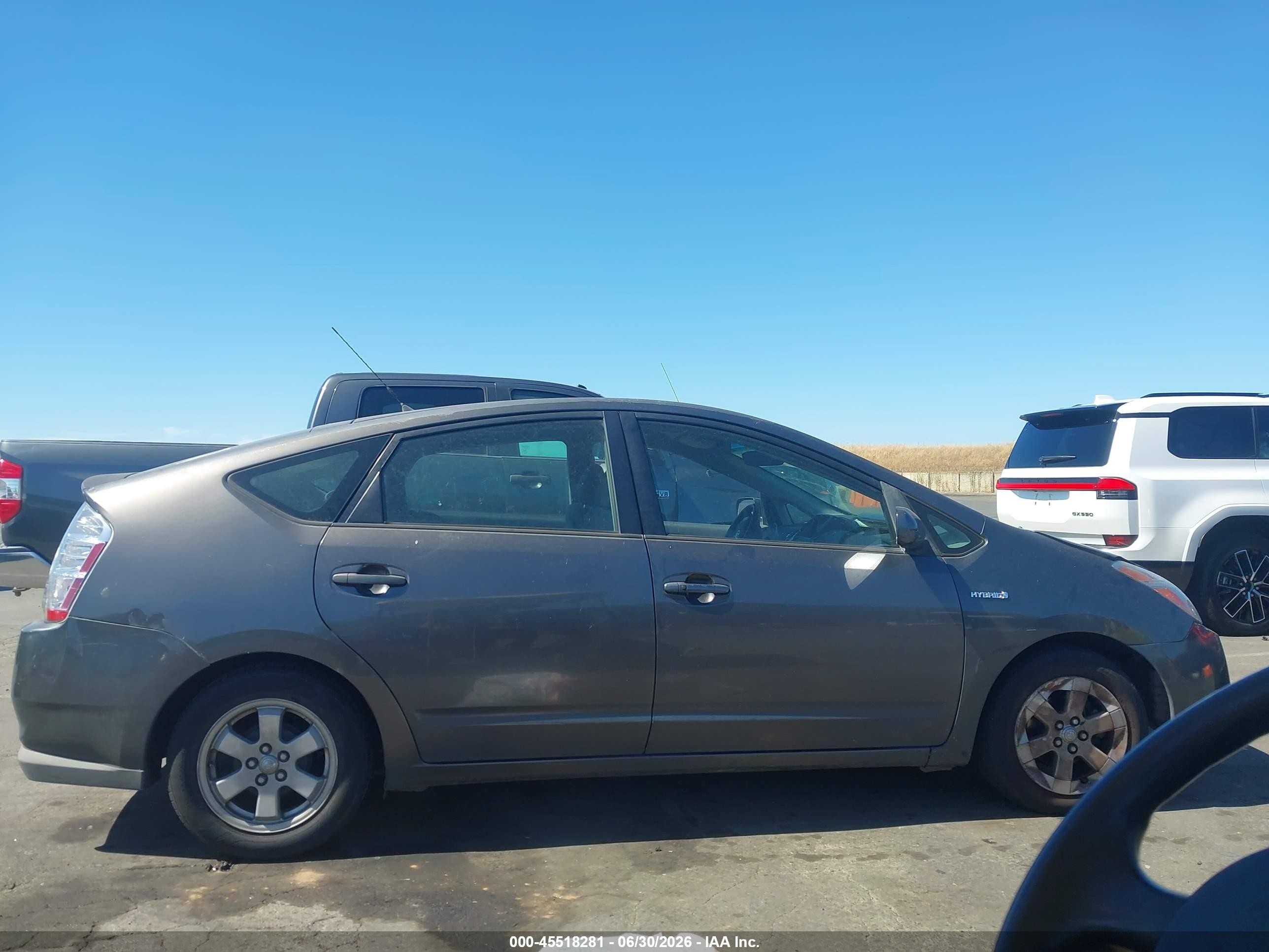 2006 Toyota Prius Gray vin: JTDKB20UX63194531