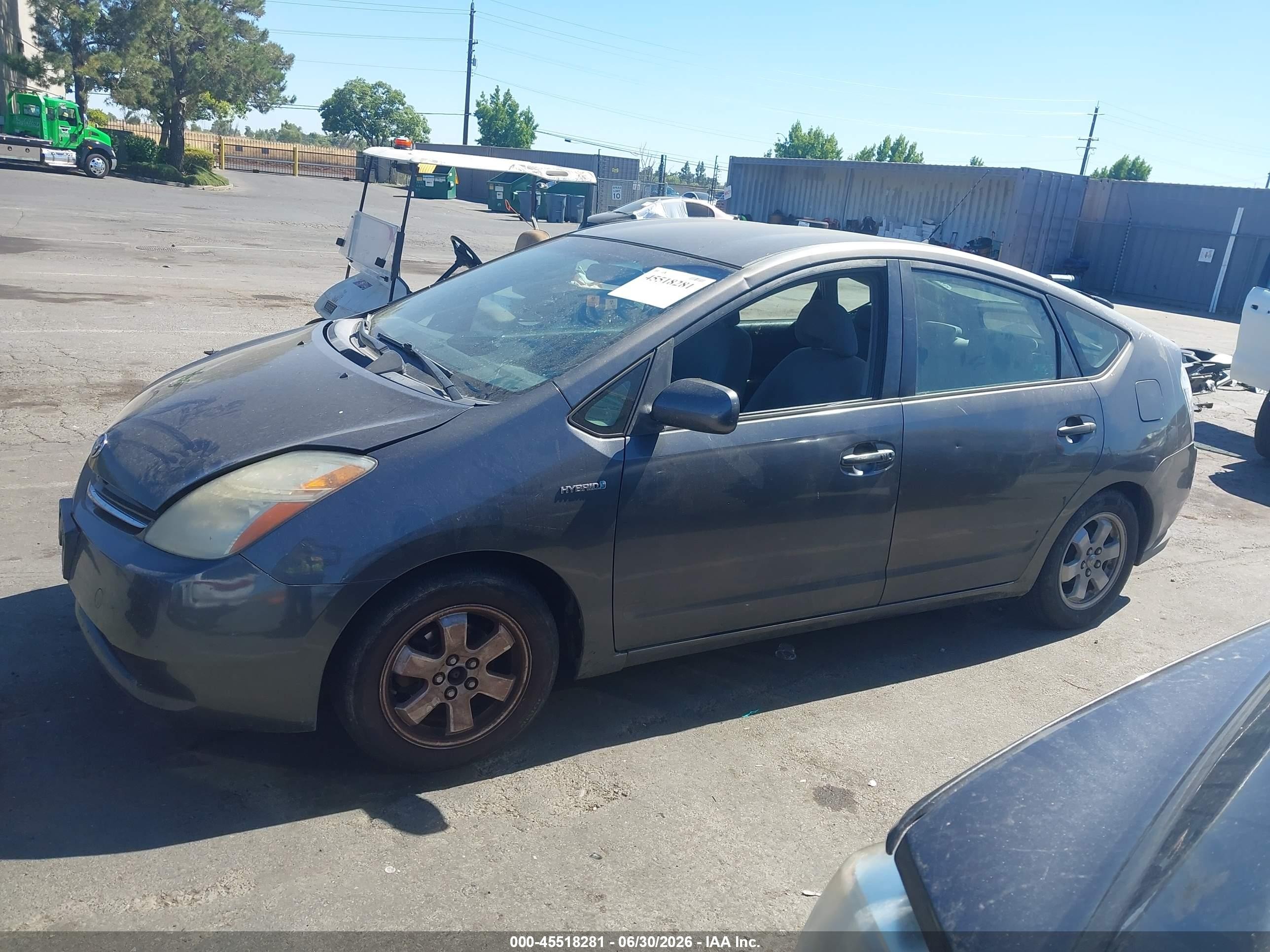 2006 Toyota Prius Gray vin: JTDKB20UX63194531