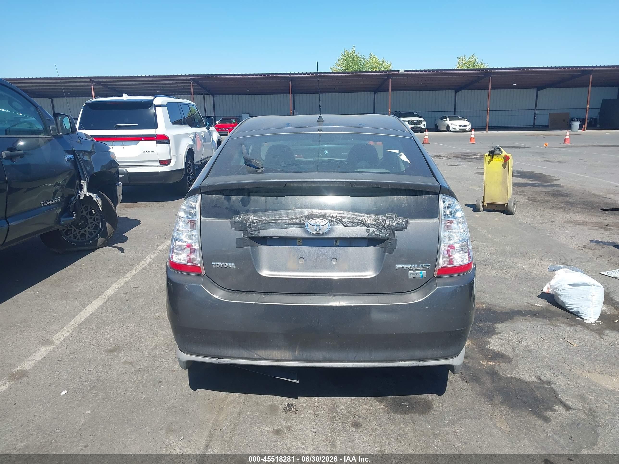 2006 Toyota Prius Gray vin: JTDKB20UX63194531