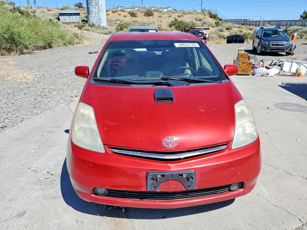 2006 Toyota Prius Base Красный vin: JTDKB20UX67064046