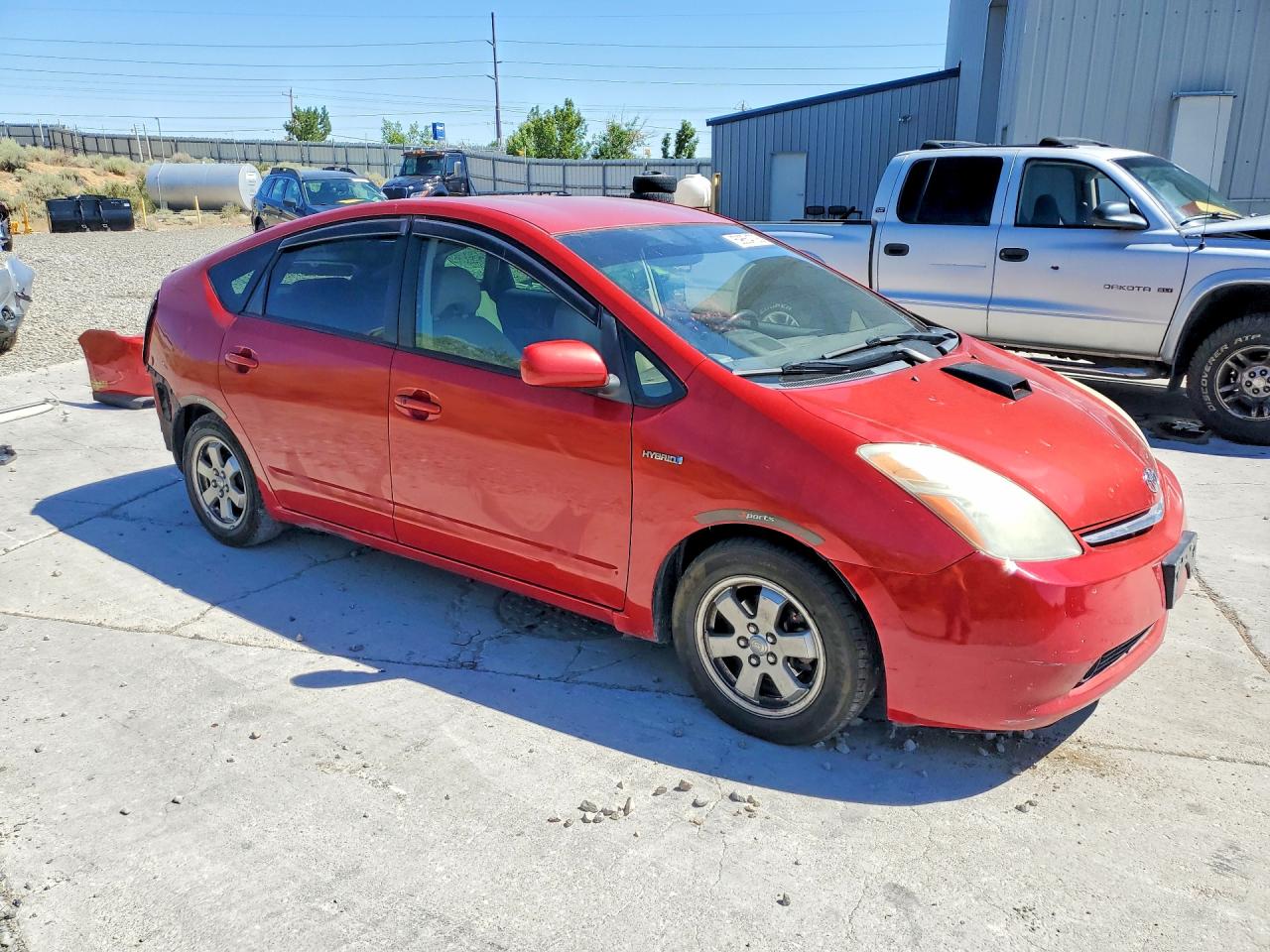 2006 Toyota Prius Base Красный vin: JTDKB20UX67064046