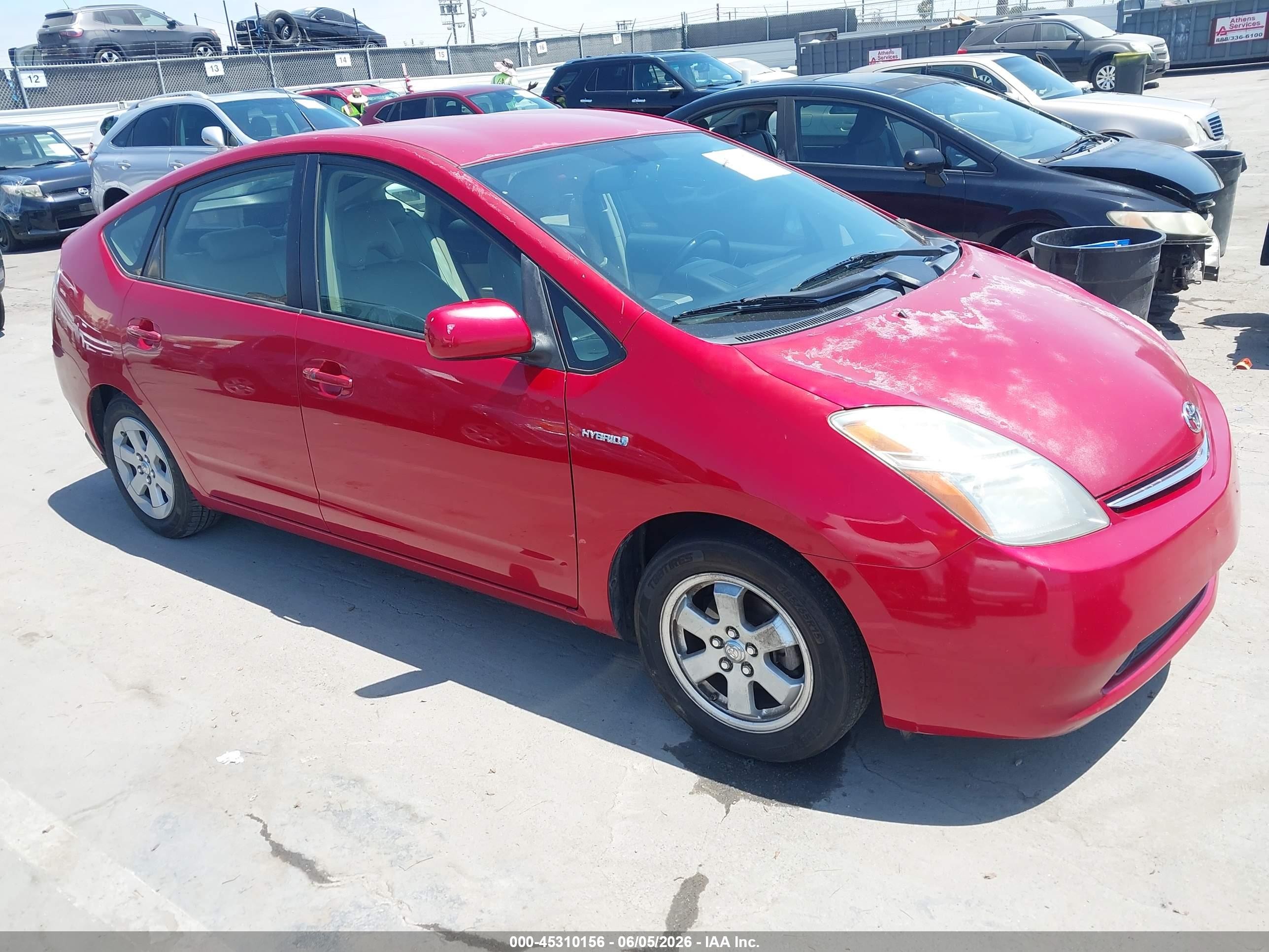 2006 Toyota Prius   Red vin: JTDKB20UX67507943