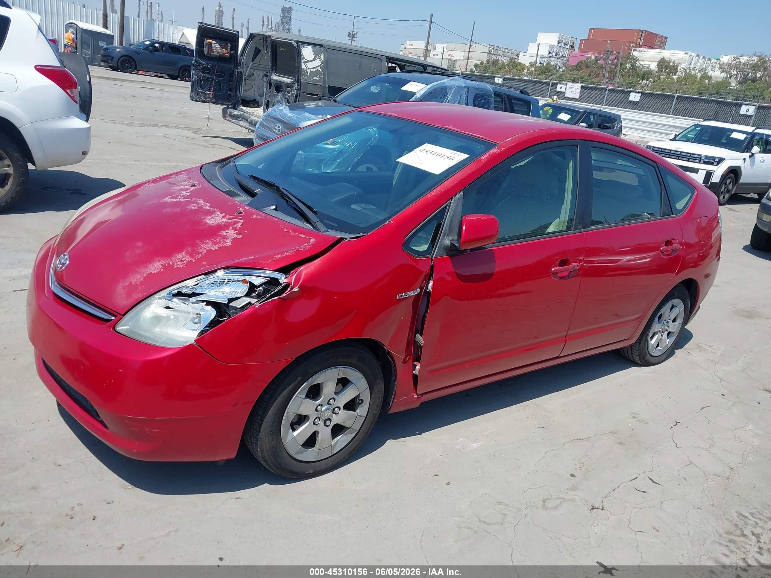 2006 Toyota Prius   Red vin: JTDKB20UX67507943