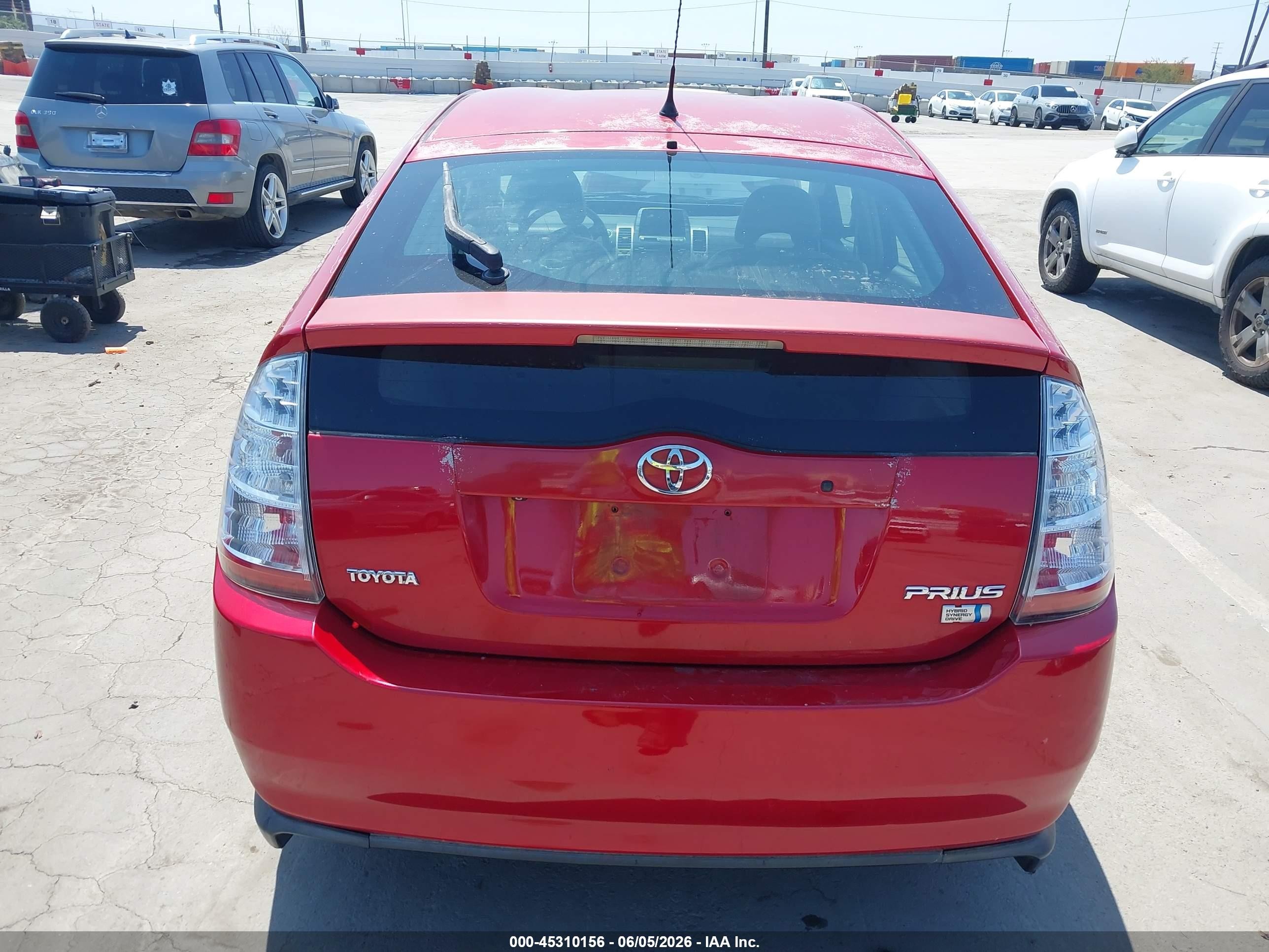 2006 Toyota Prius   Red vin: JTDKB20UX67507943