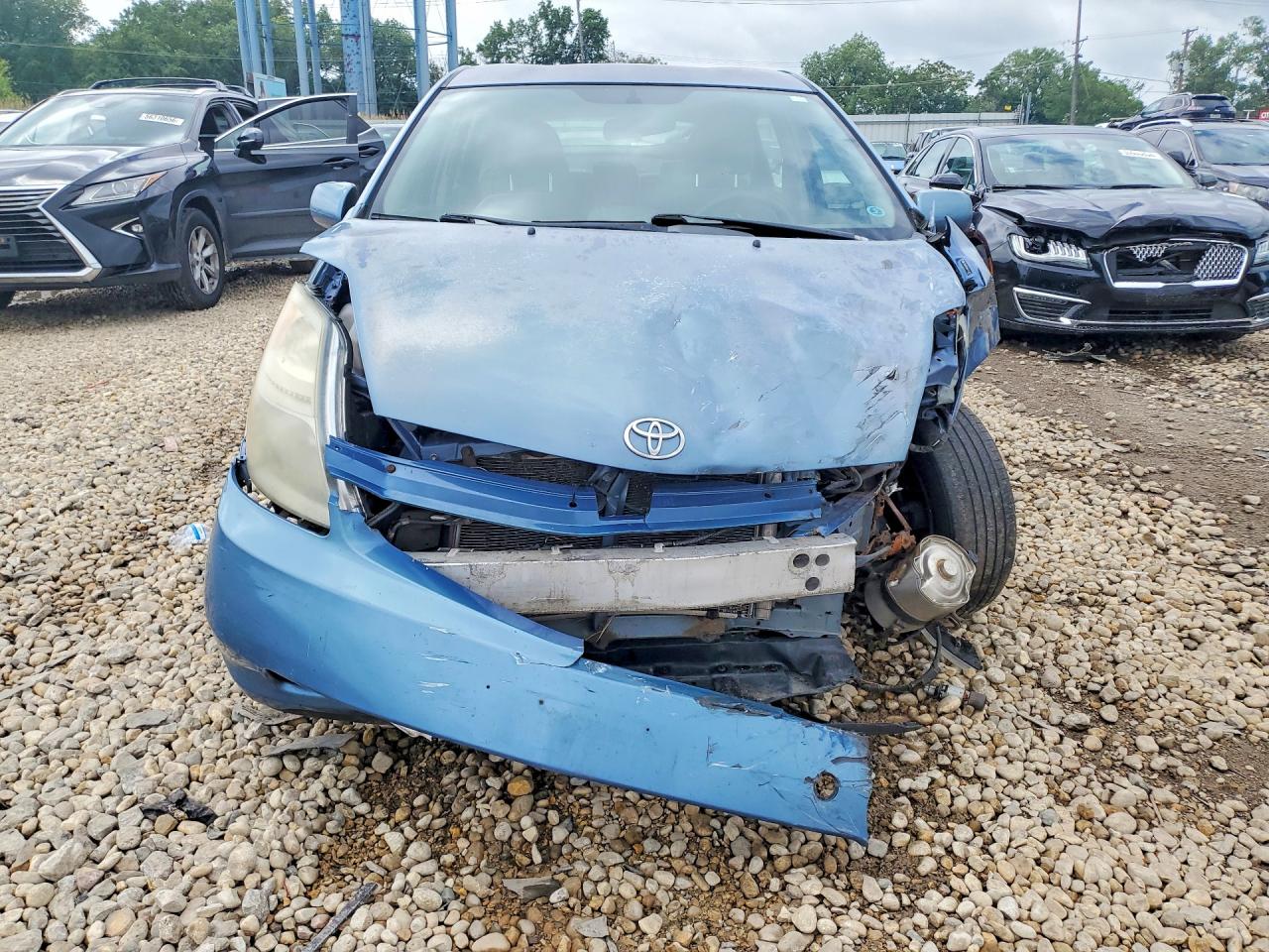 2006 Toyota Prius Base Blue vin: JTDKB20UX67512897