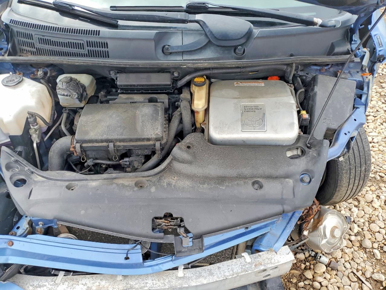 2006 Toyota Prius Base Blue vin: JTDKB20UX67512897