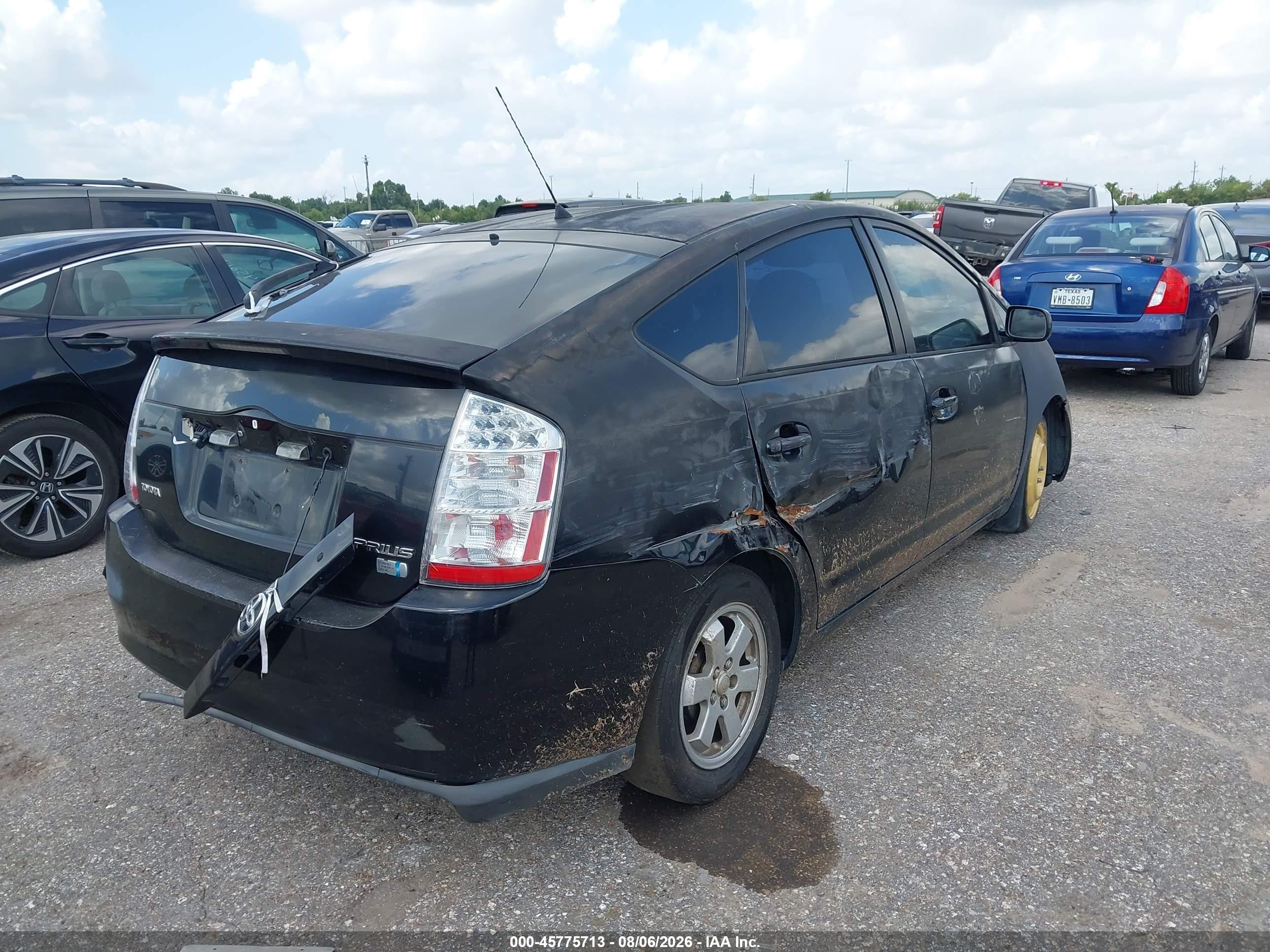 2006 Toyota Prius   Black vin: JTDKB20UX67515346