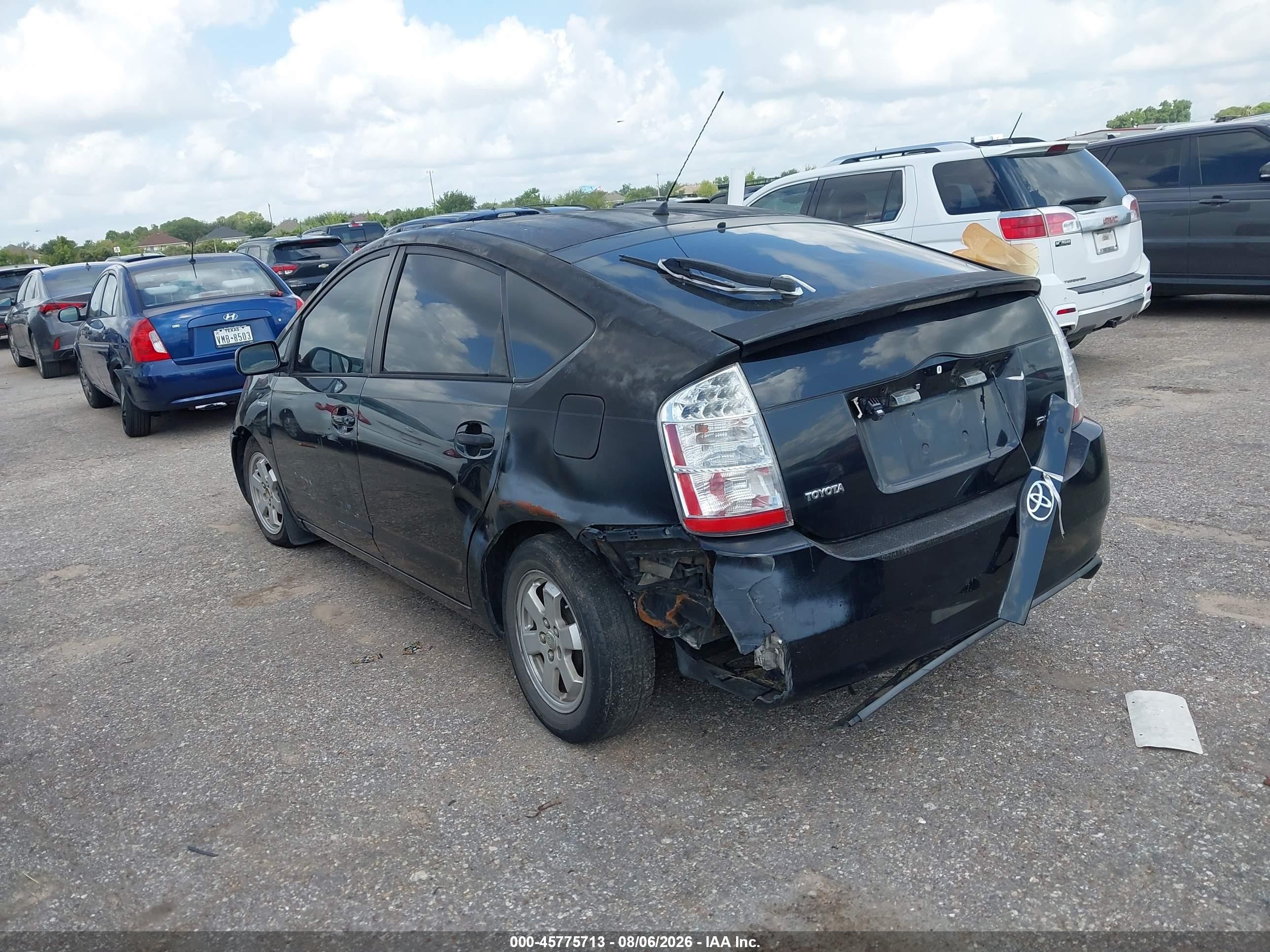 2006 Toyota Prius   Black vin: JTDKB20UX67515346