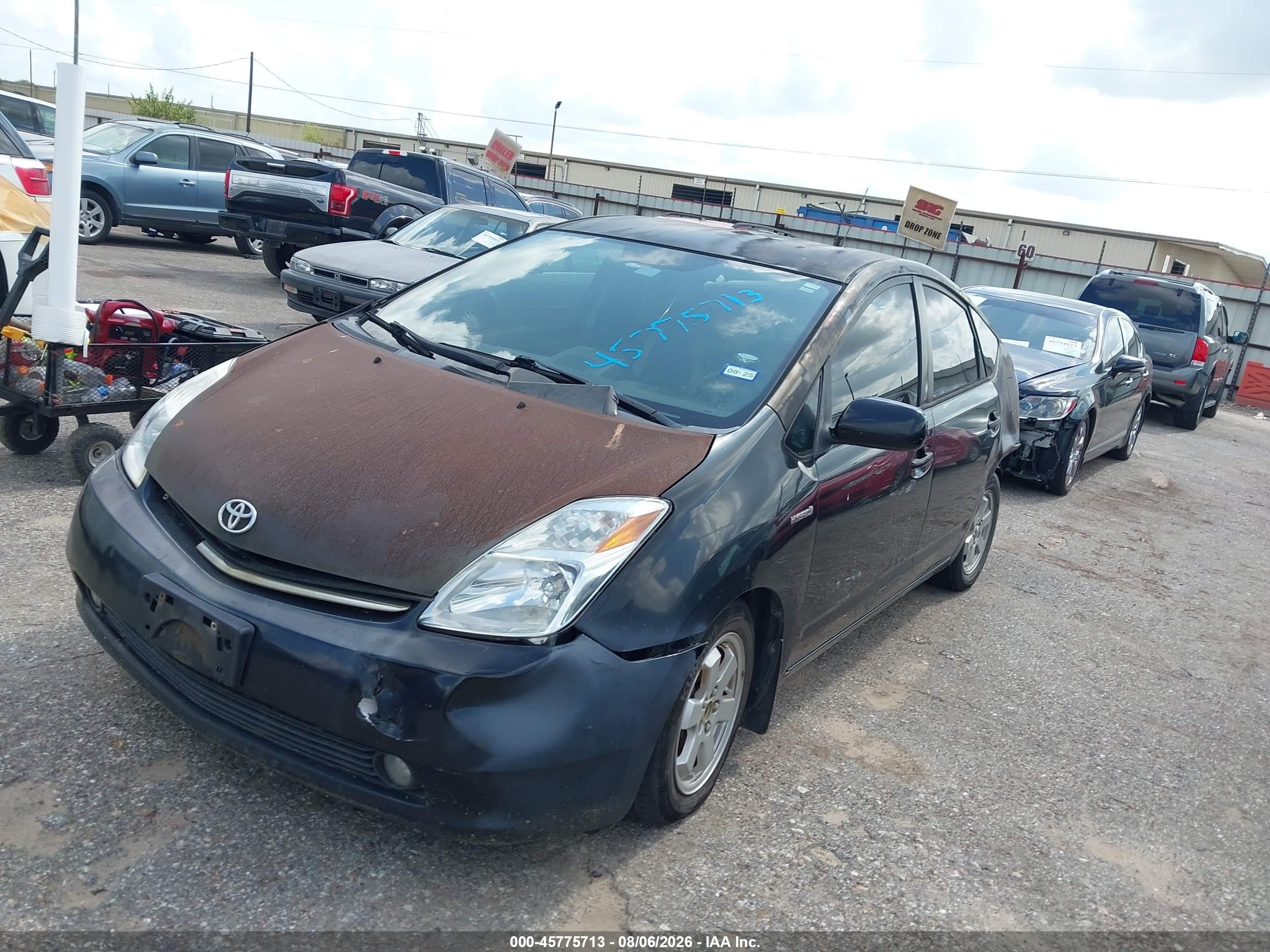 2006 Toyota Prius   Black vin: JTDKB20UX67515346