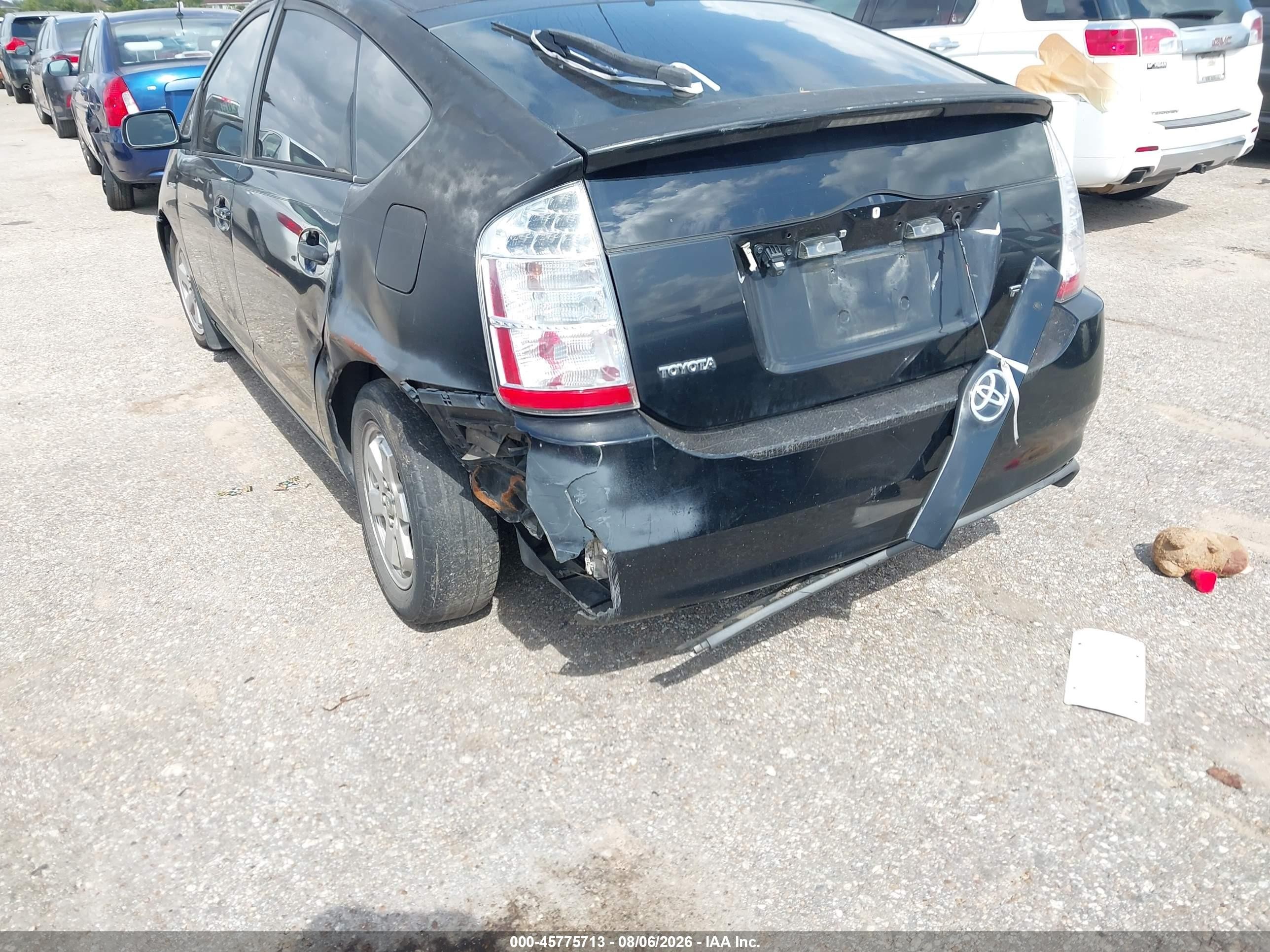2006 Toyota Prius   Black vin: JTDKB20UX67515346