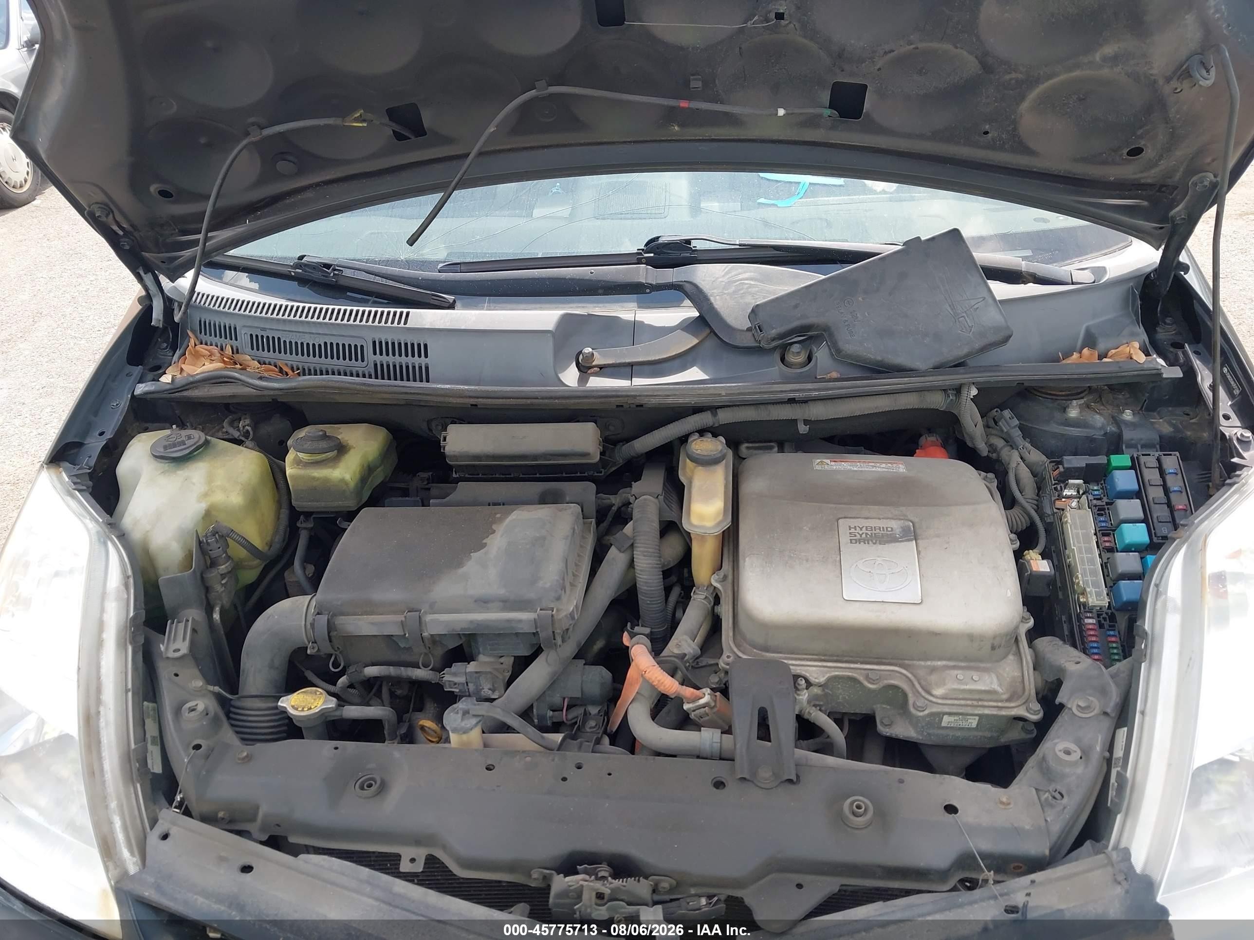 2006 Toyota Prius   Black vin: JTDKB20UX67515346