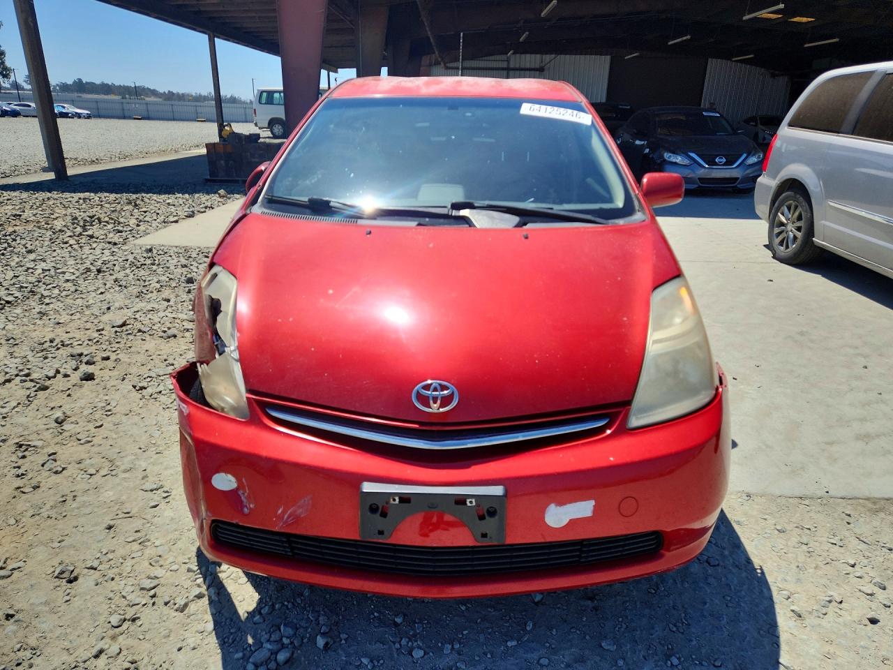 2006 Toyota Prius Base Red vin: JTDKB20UX67517064