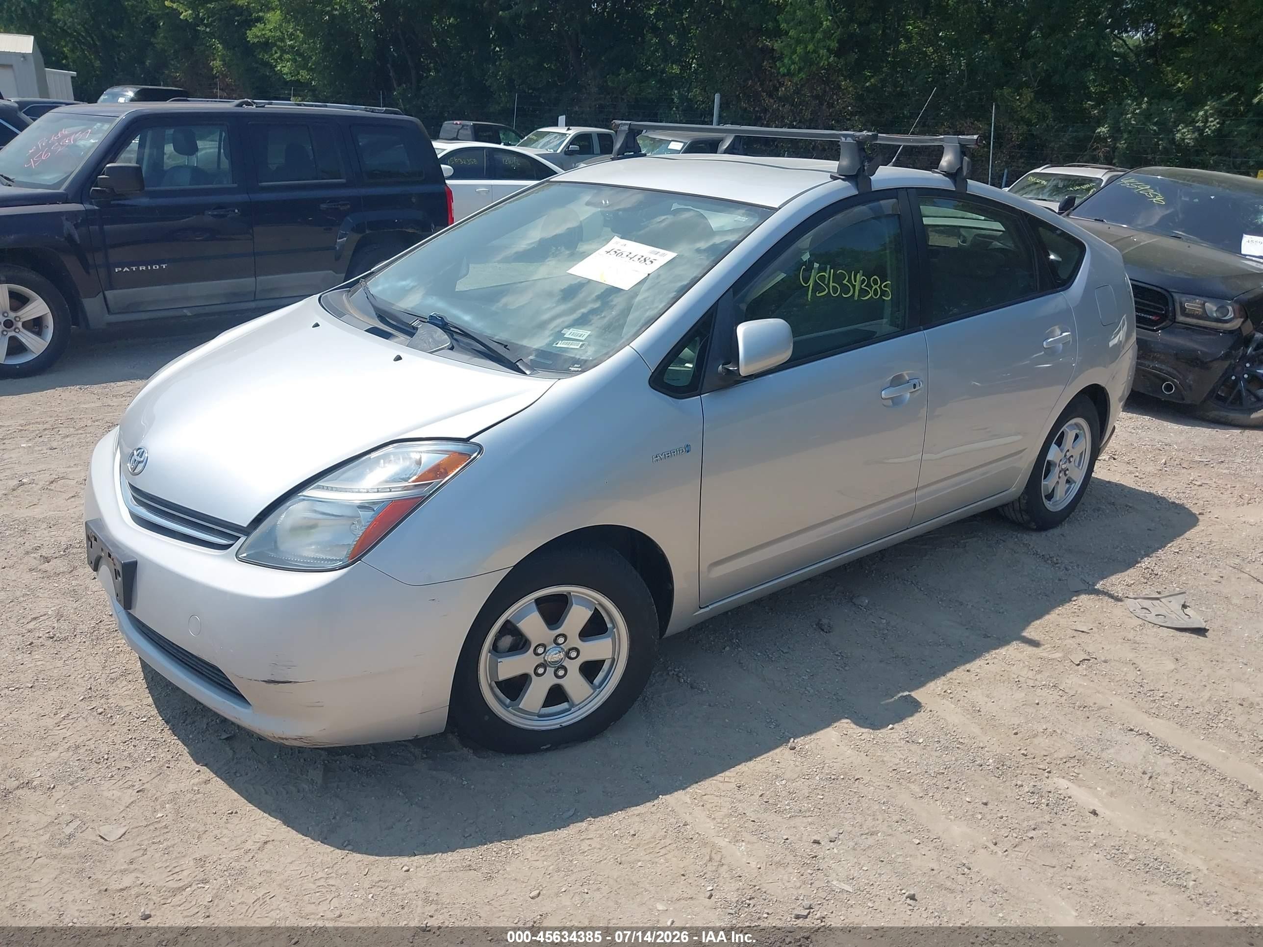 2006 Toyota Prius   Silver vin: JTDKB20UX67521857