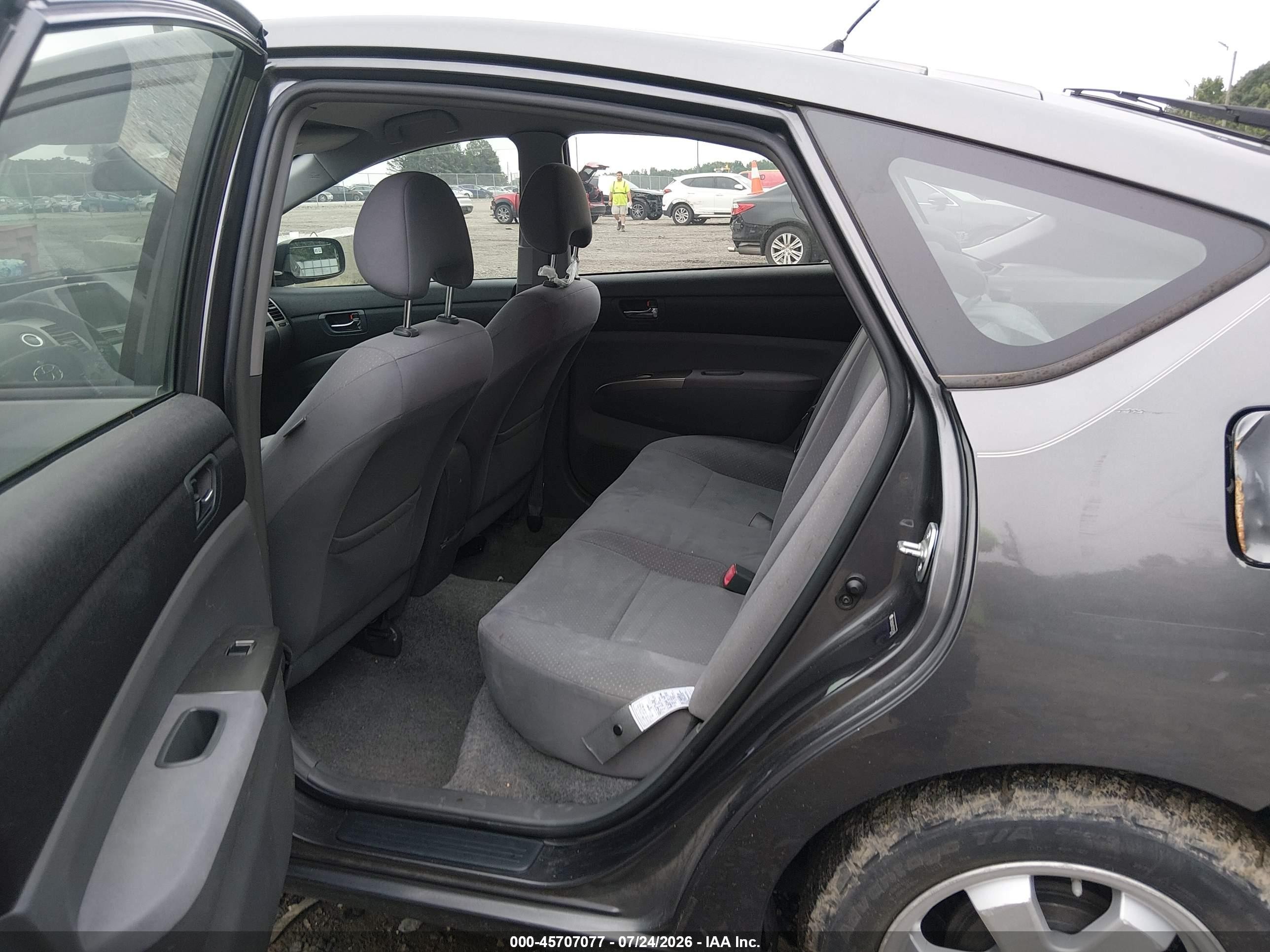 2007 Toyota Prius Gray vin: JTDKB20UX73225276