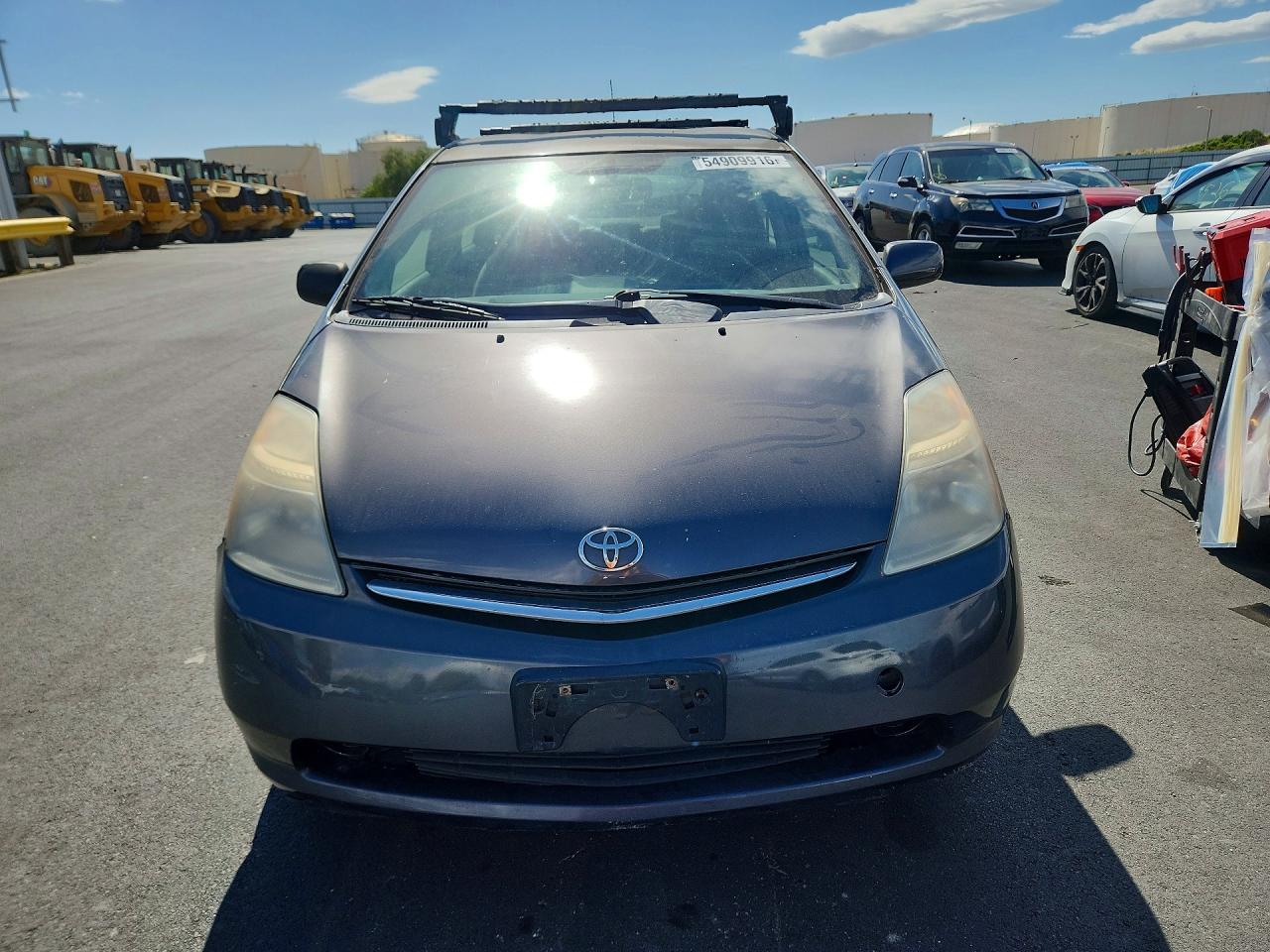 2007 Toyota Prius Base Gray vin: JTDKB20UX73234592