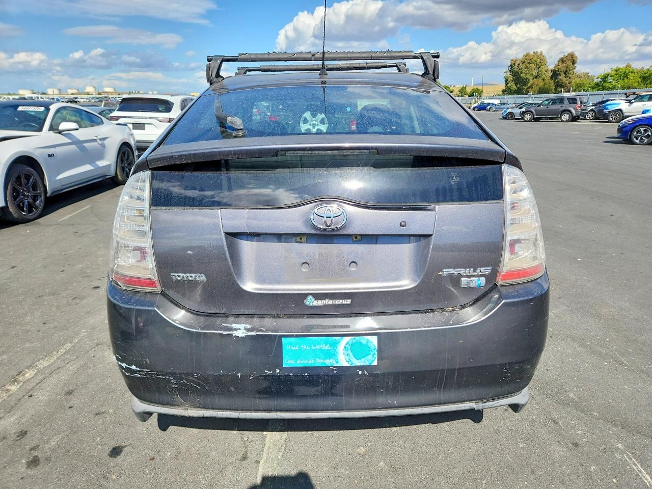 2007 Toyota Prius Base Gray vin: JTDKB20UX73234592