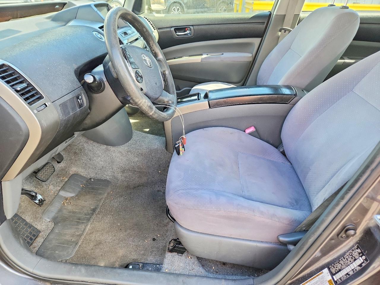 2007 Toyota Prius Base Gray vin: JTDKB20UX73234592
