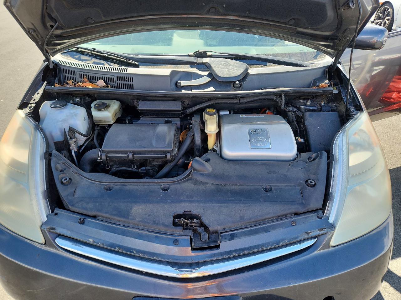 2007 Toyota Prius Base Gray vin: JTDKB20UX73234592