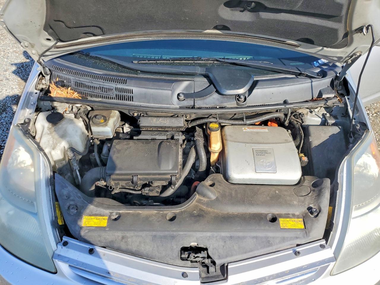 2007 Toyota Prius Base Silver vin: JTDKB20UX73247522