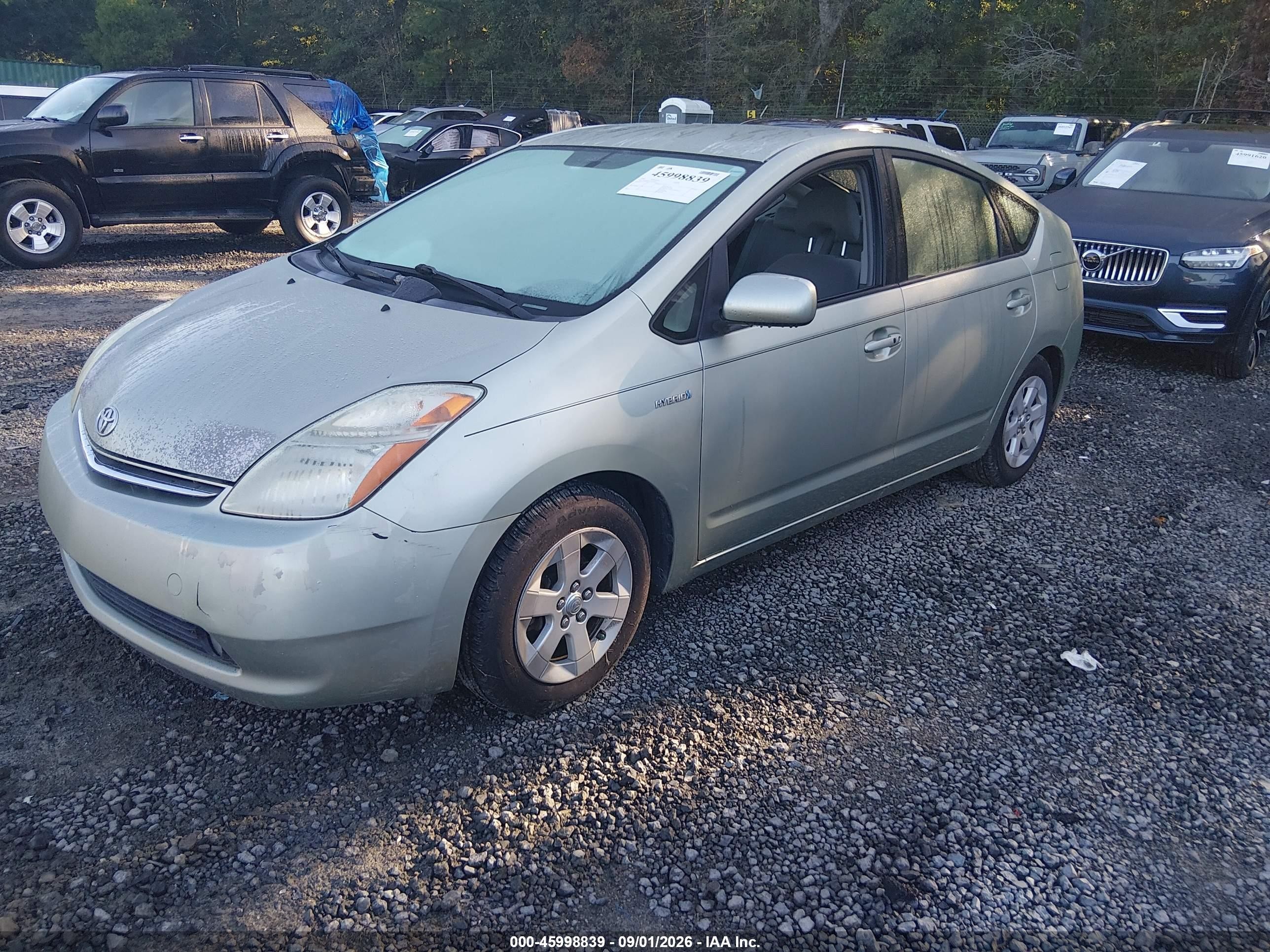2007 Toyota Prius   Зеленый vin: JTDKB20UX73249013