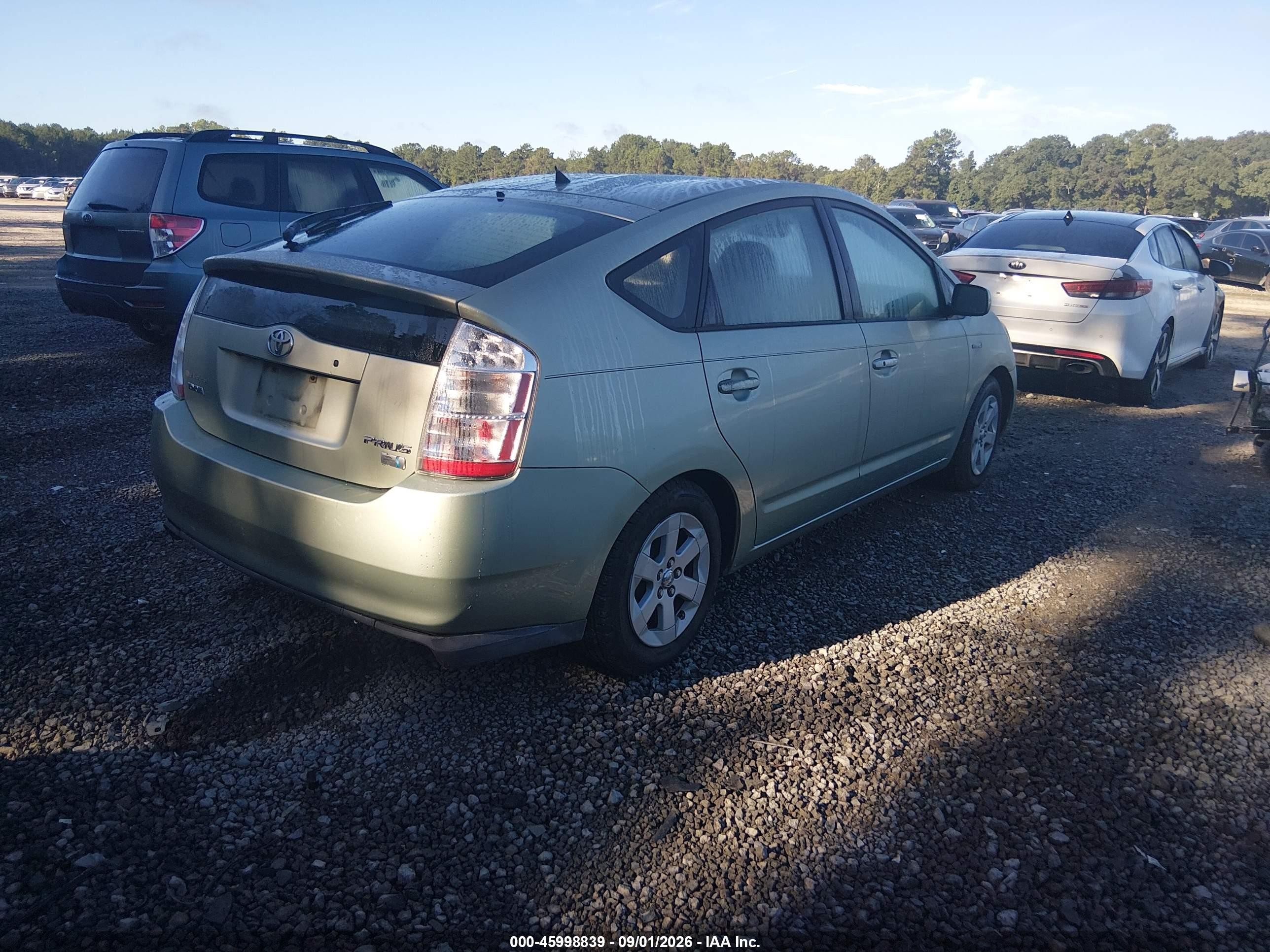 2007 Toyota Prius   Зеленый vin: JTDKB20UX73249013