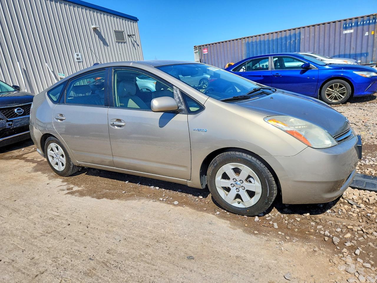 2007 Toyota Prius Base Желто-коричневый vin: JTDKB20UX73251344
