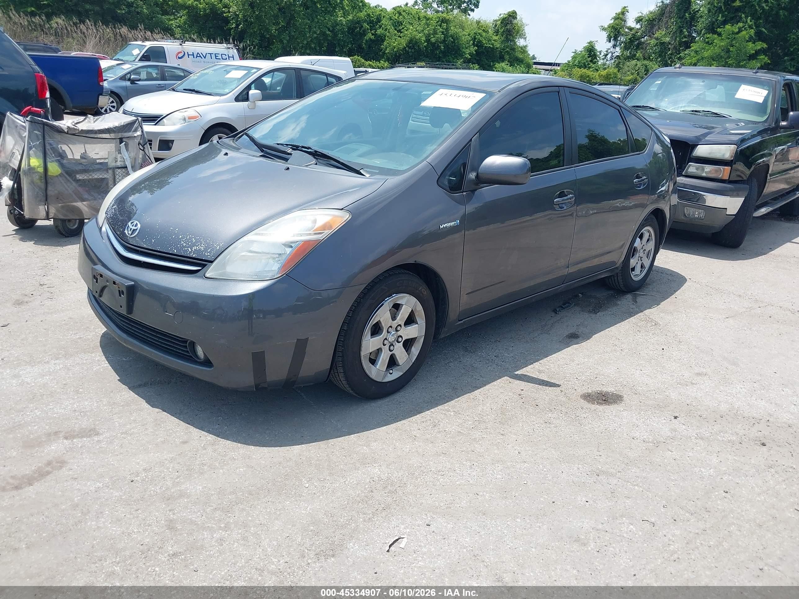 2007 Toyota Prius   Gray vin: JTDKB20UX73263543