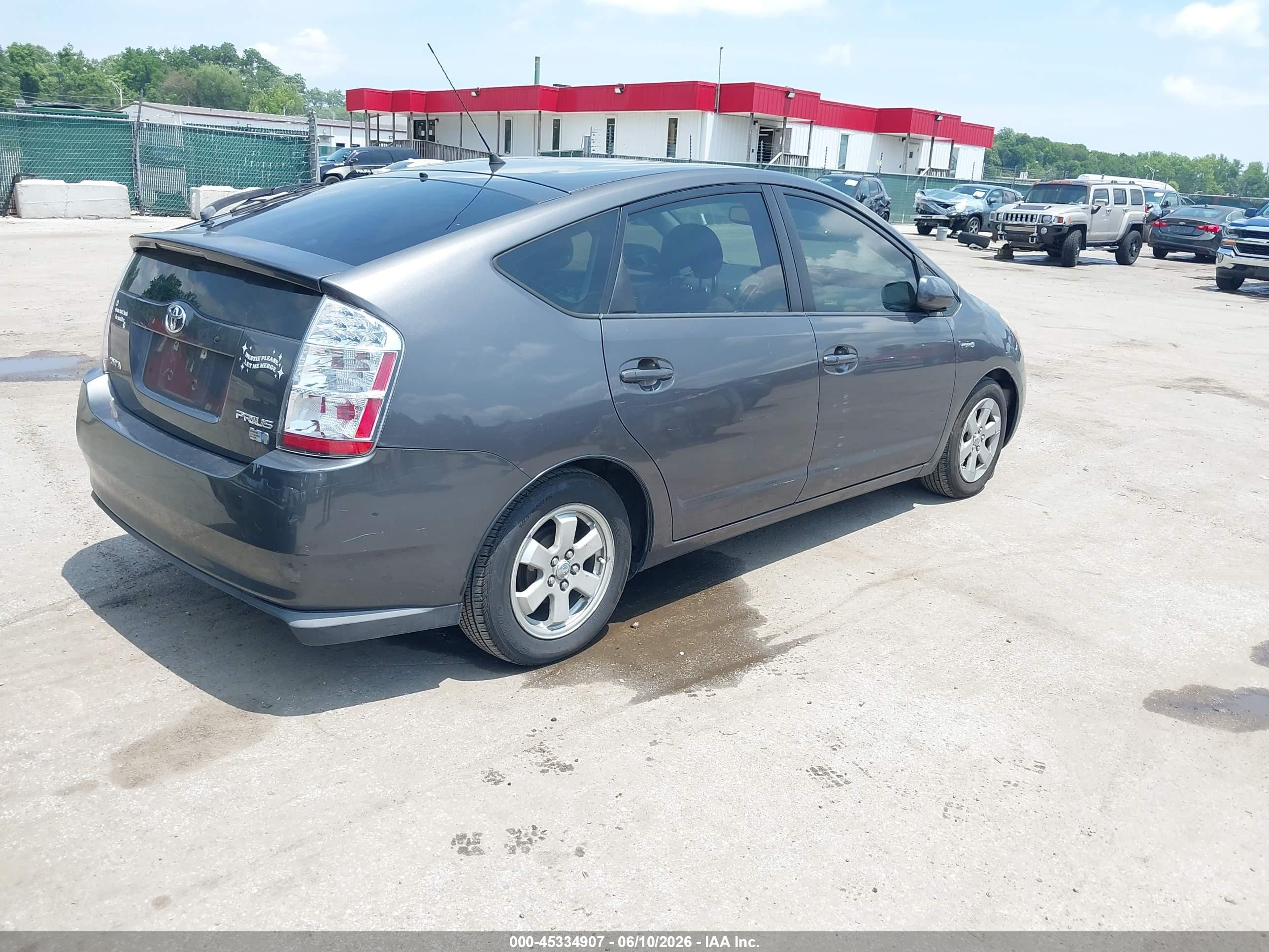2007 Toyota Prius   Gray vin: JTDKB20UX73263543