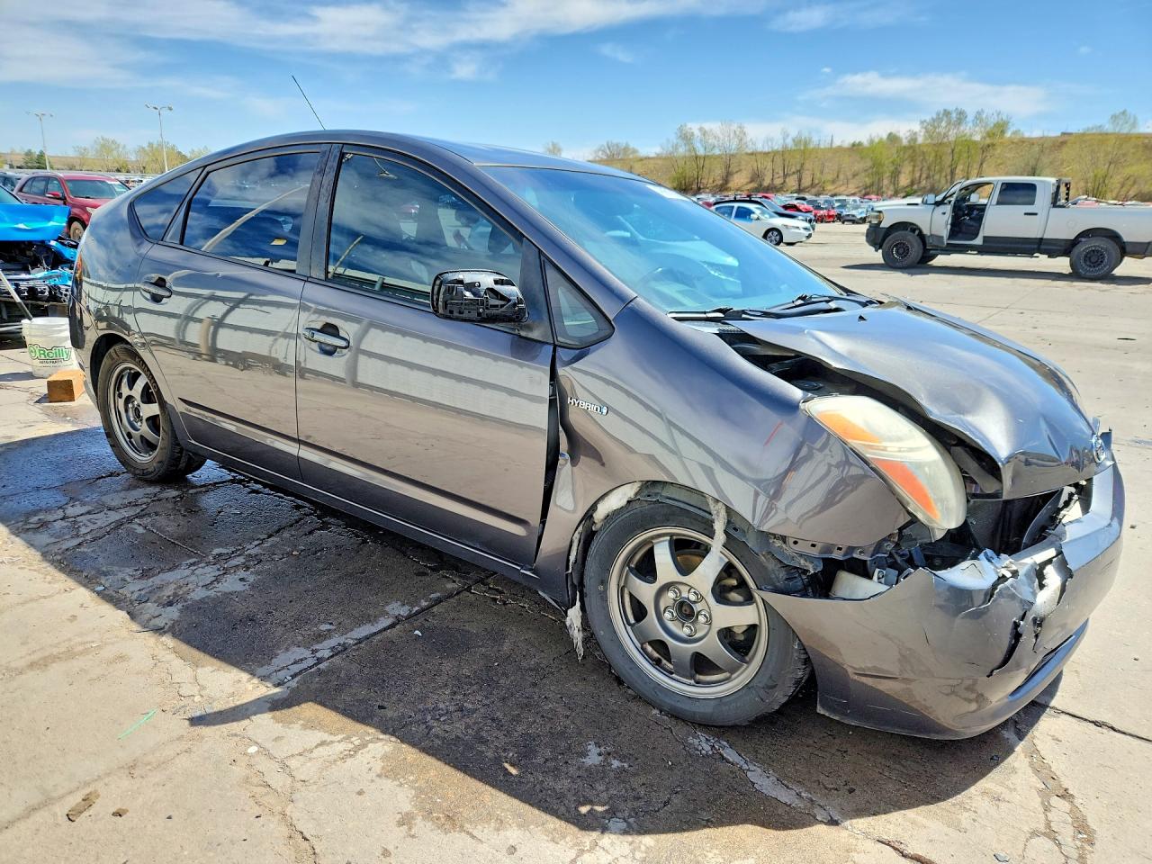 2007 Toyota Prius Touring Gray vin: JTDKB20UX73263798