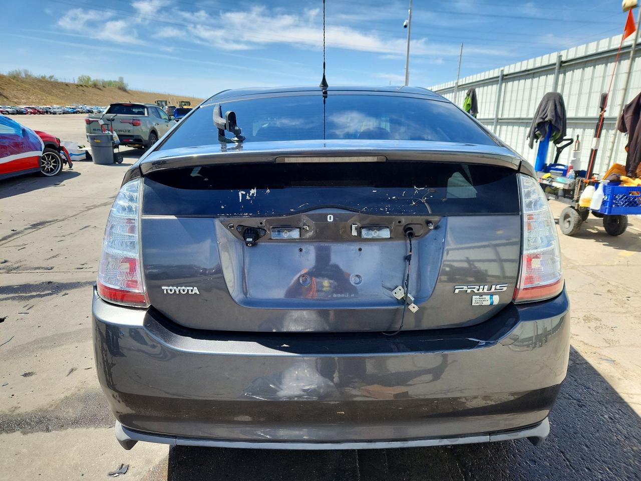 2007 Toyota Prius Touring Gray vin: JTDKB20UX73263798