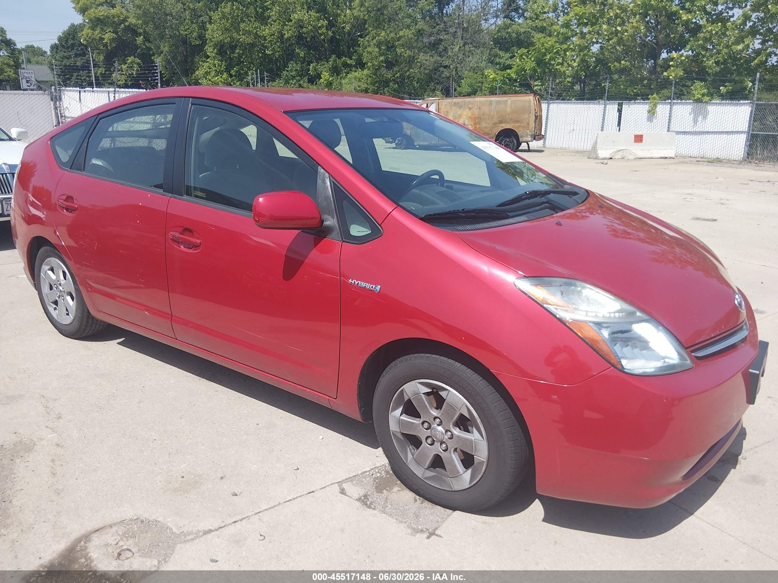 2007 Toyota Prius   Red vin: JTDKB20UX73275157
