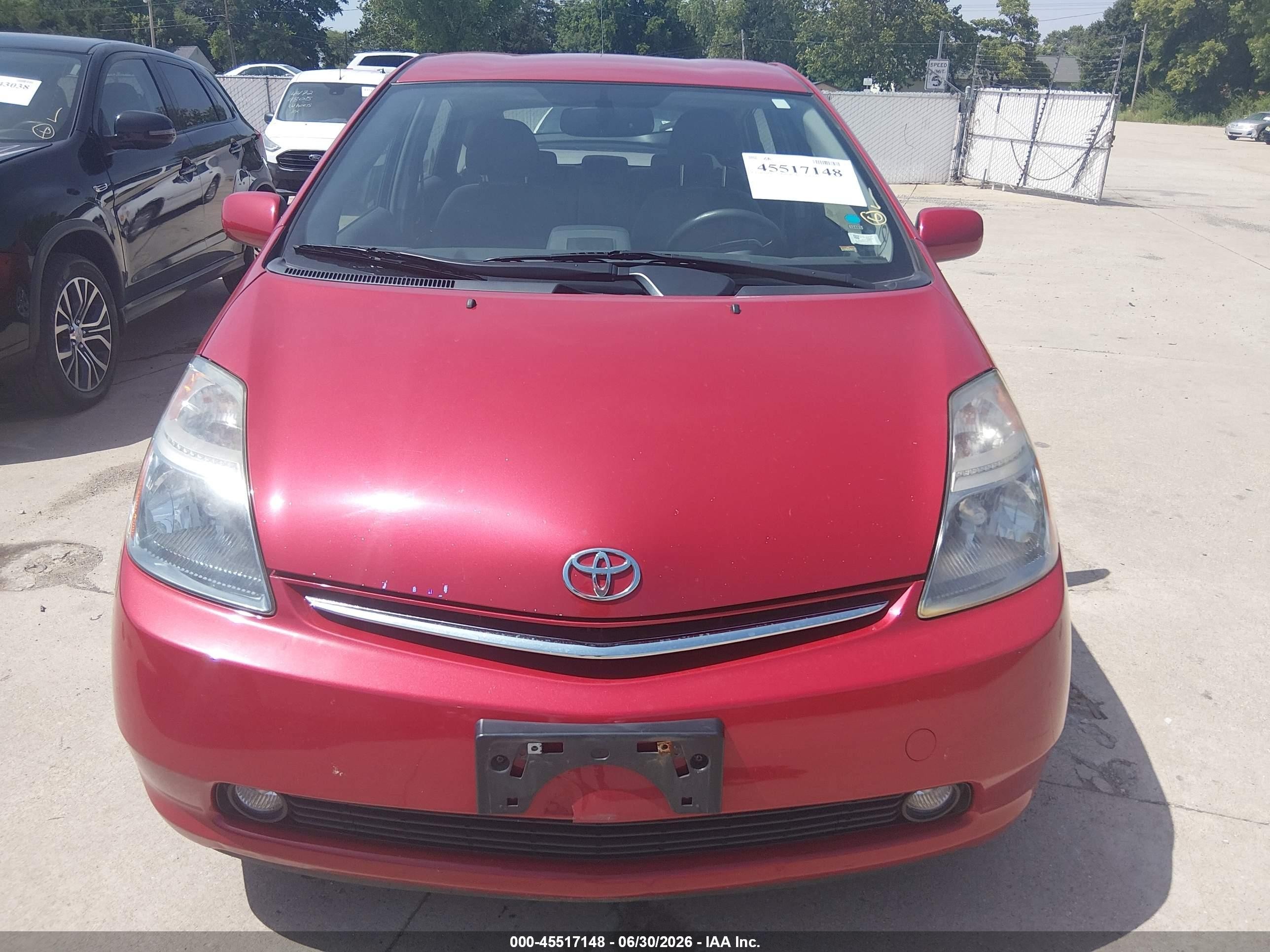 2007 Toyota Prius   Red vin: JTDKB20UX73275157