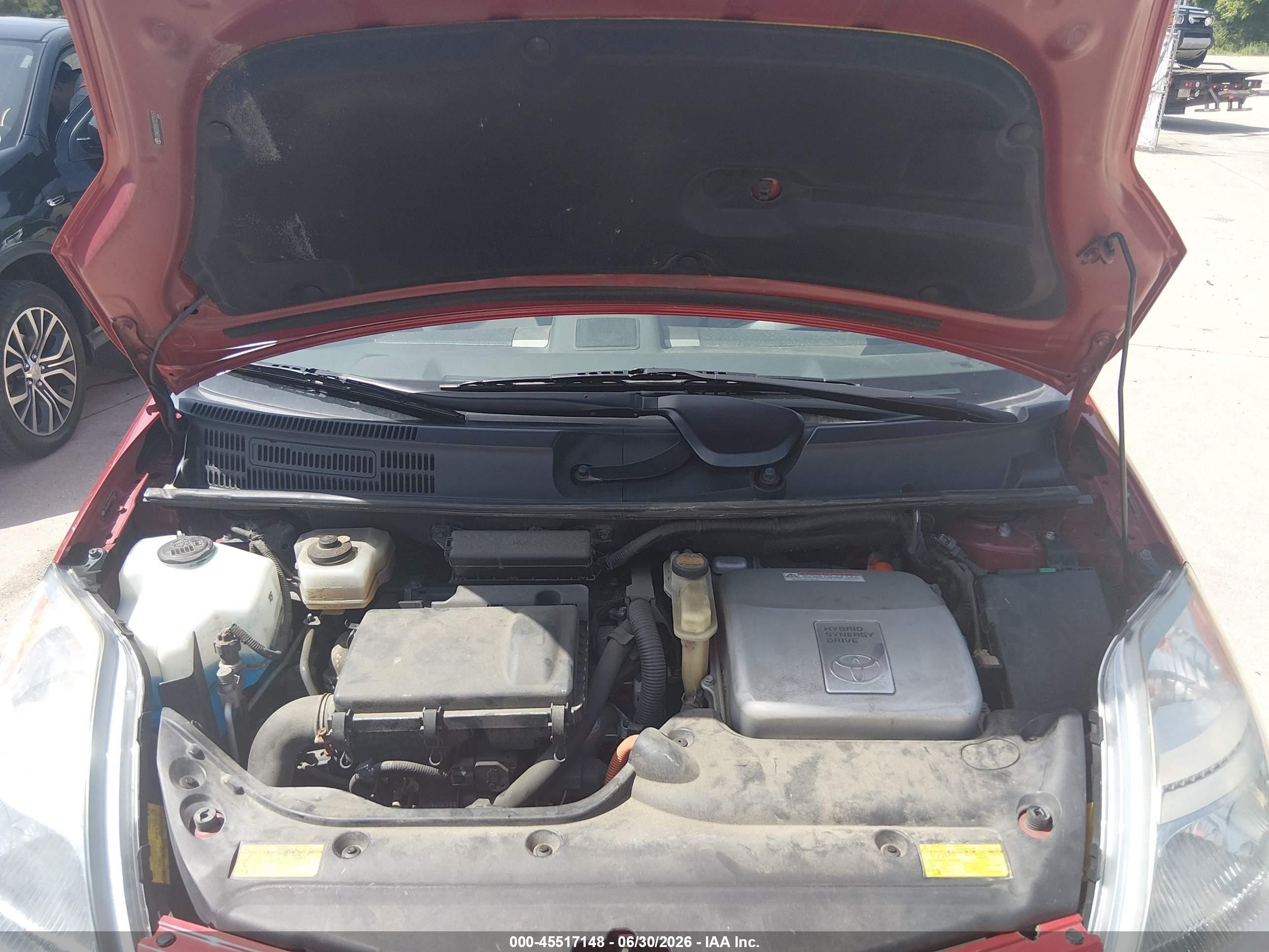 2007 Toyota Prius   Red vin: JTDKB20UX73275157