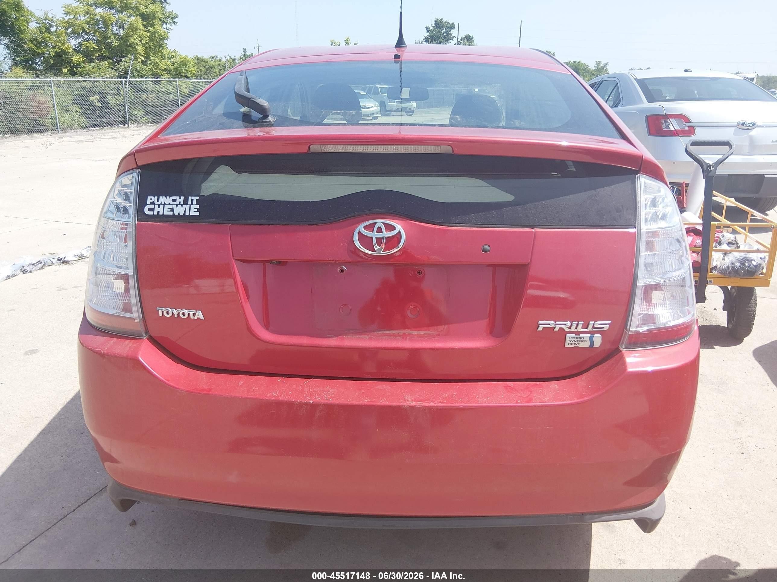 2007 Toyota Prius   Red vin: JTDKB20UX73275157