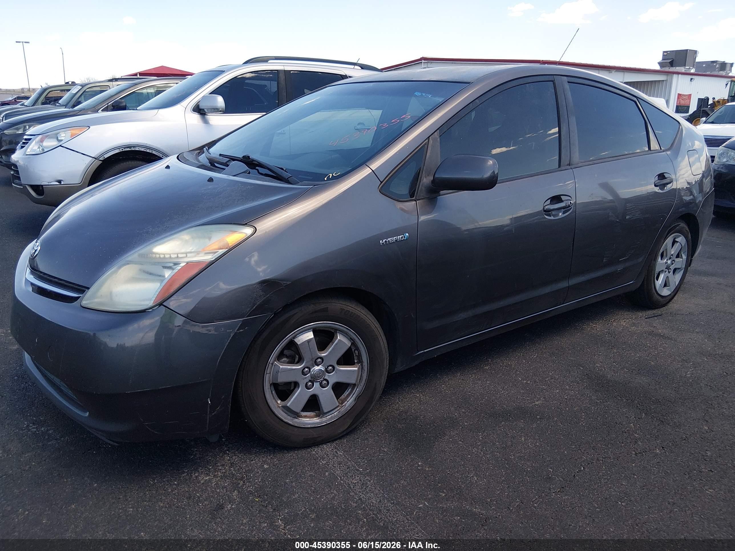 2007 Toyota Prius Gray vin: JTDKB20UX73276504