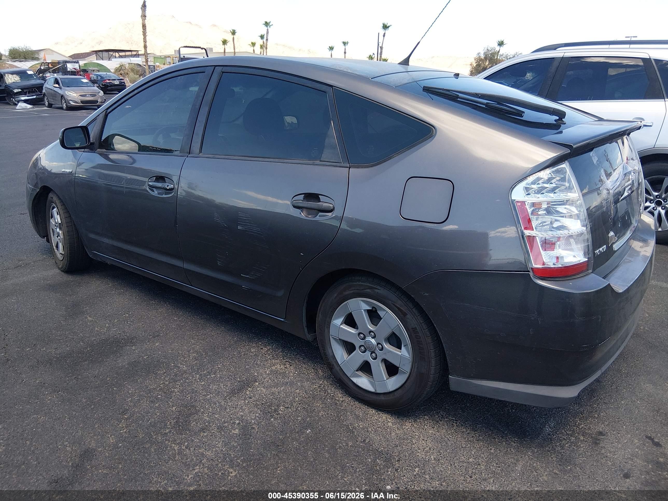 2007 Toyota Prius Gray vin: JTDKB20UX73276504