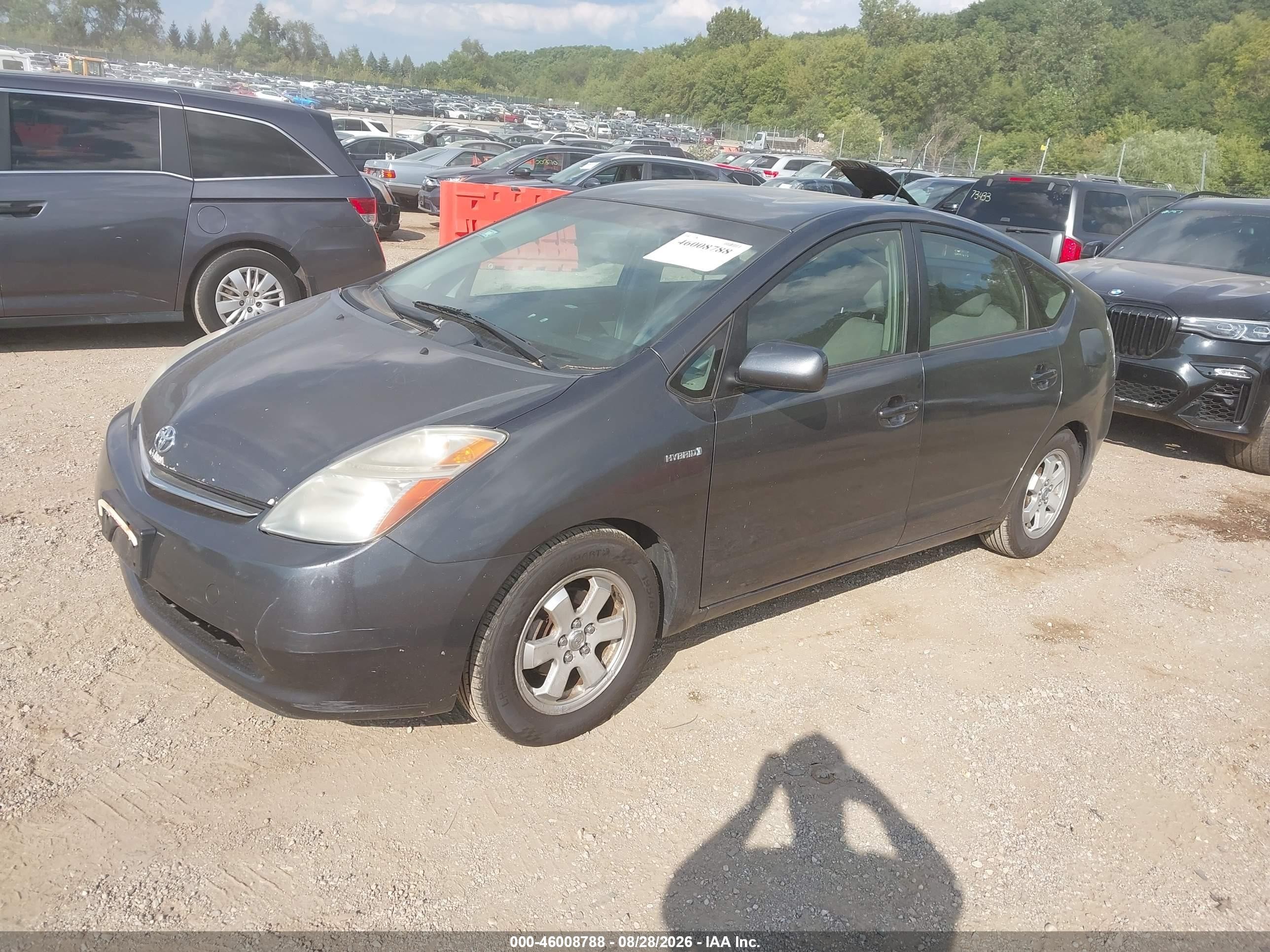 2007 Toyota Prius   Gray vin: JTDKB20UX73277538