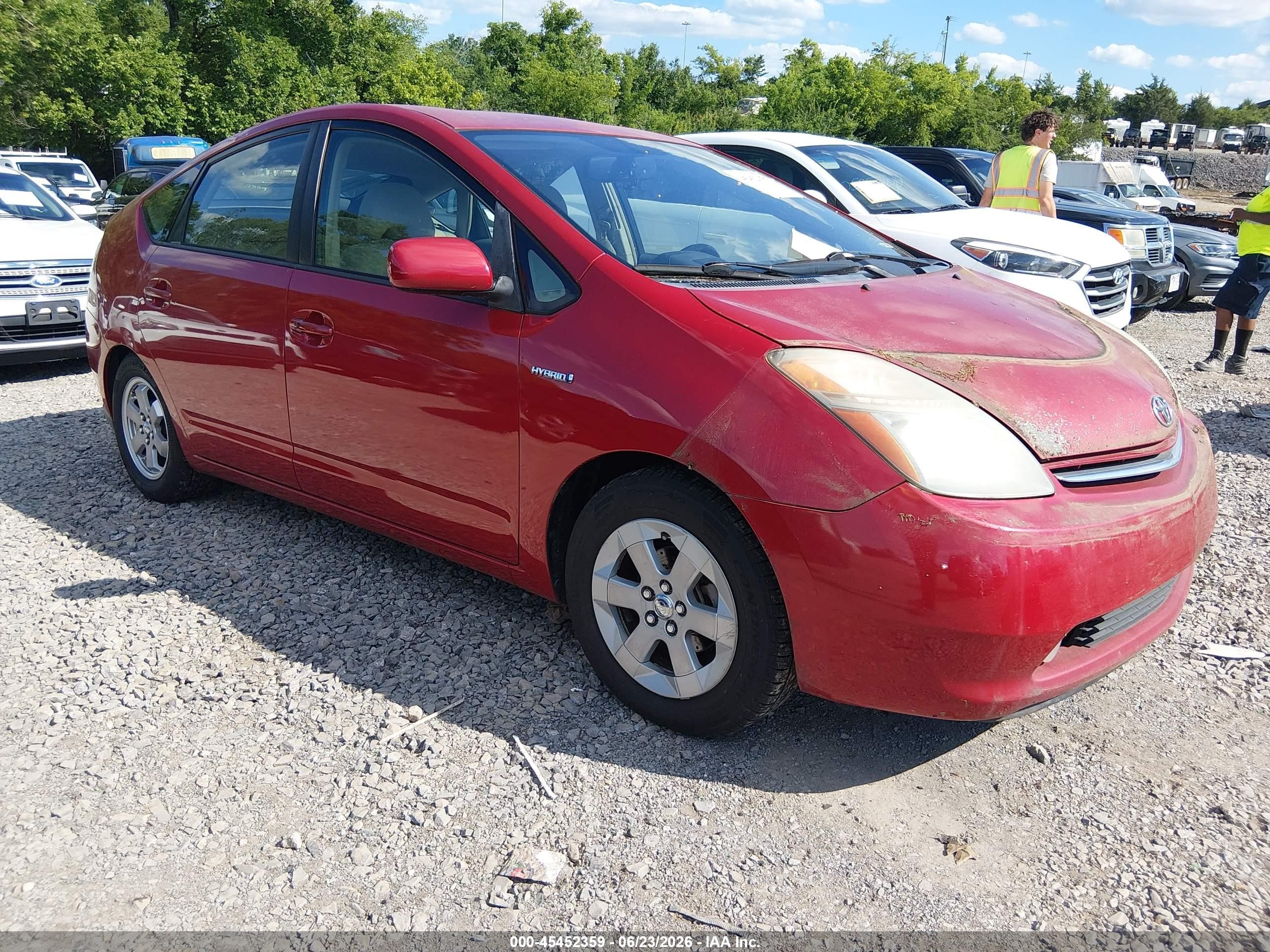 2007 Toyota Prius   Красный vin: JTDKB20UX73282240