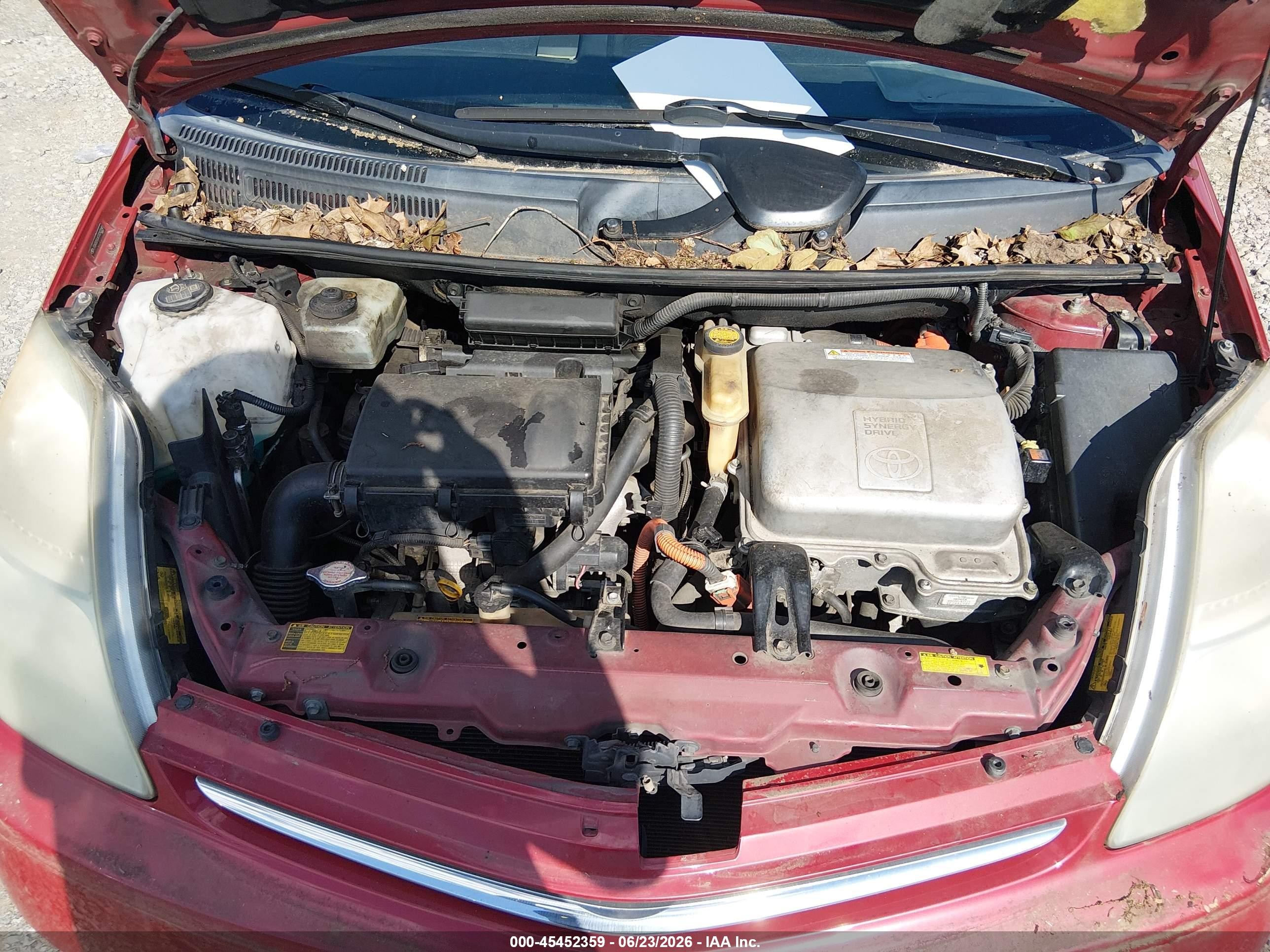 2007 Toyota Prius   Red vin: JTDKB20UX73282240