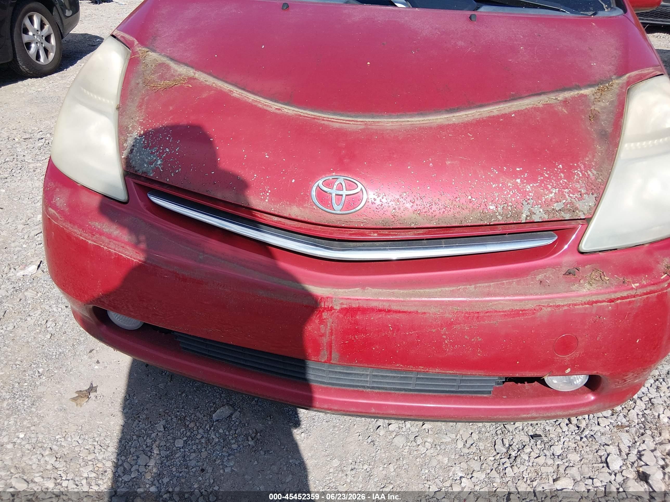 2007 Toyota Prius   Red vin: JTDKB20UX73282240