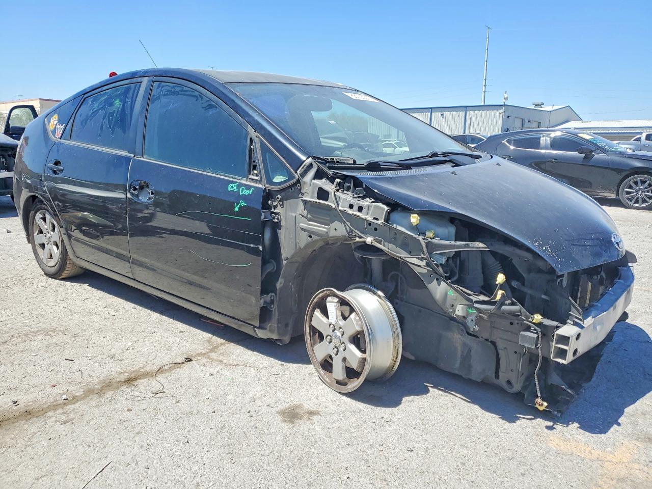 2007 Toyota Prius Base Black vin: JTDKB20UX73292587