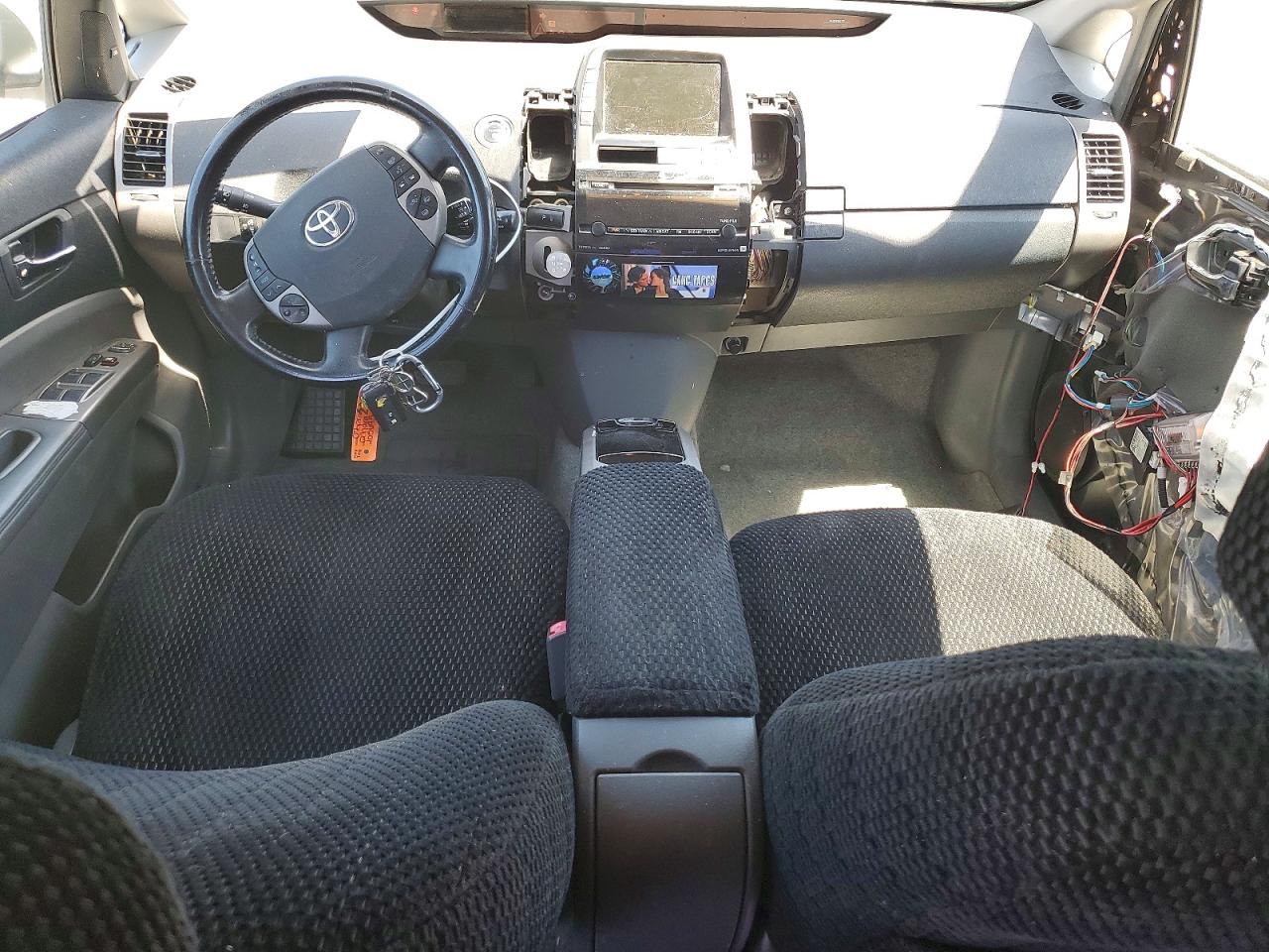 2007 Toyota Prius Base Black vin: JTDKB20UX73292587