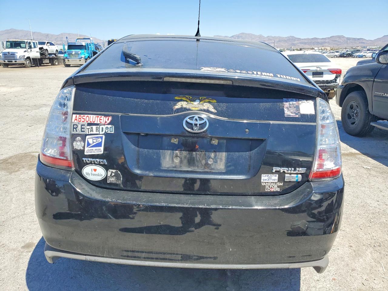 2007 Toyota Prius Base Black vin: JTDKB20UX73292587