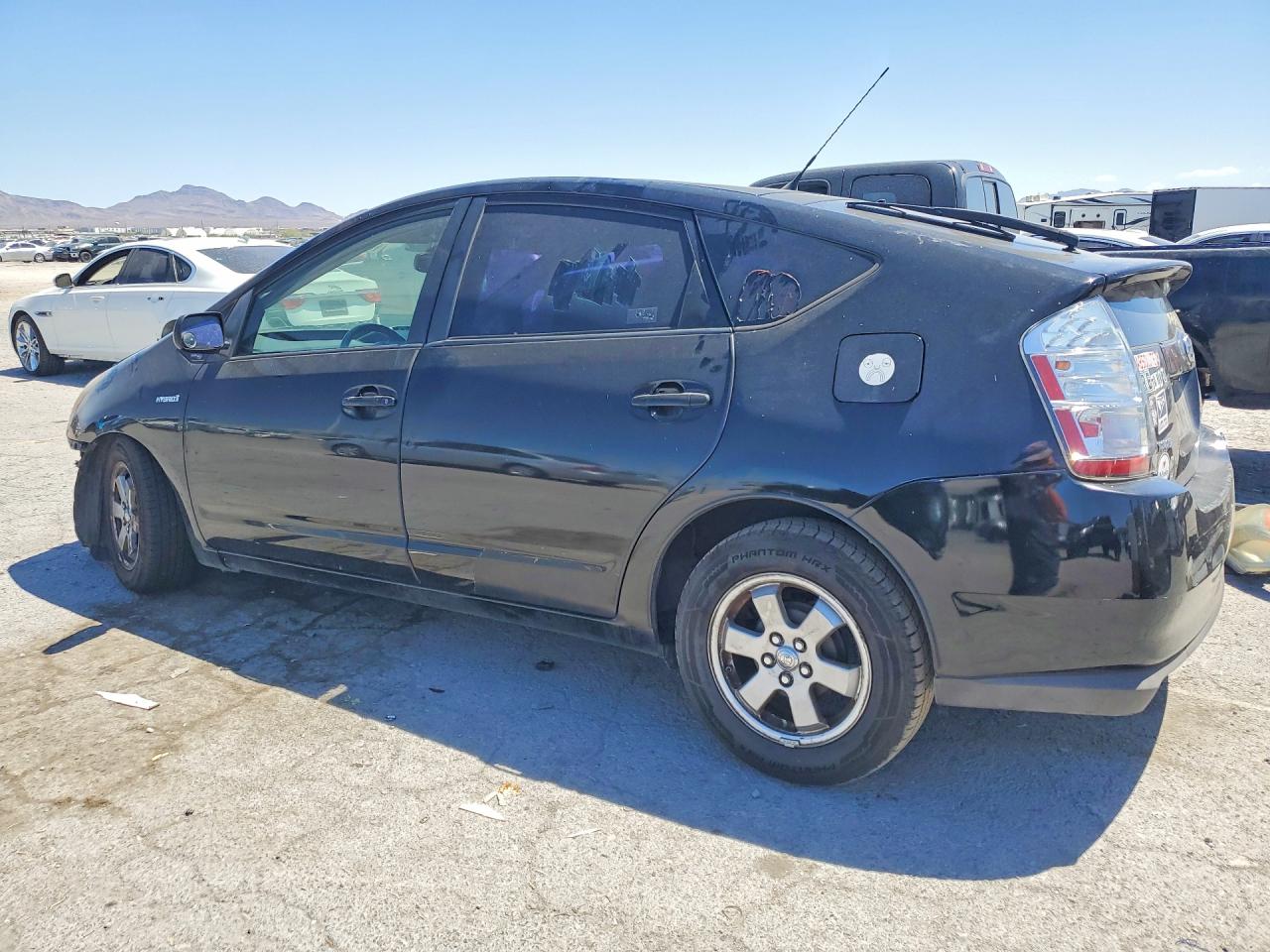 2007 Toyota Prius Base Black vin: JTDKB20UX73292587