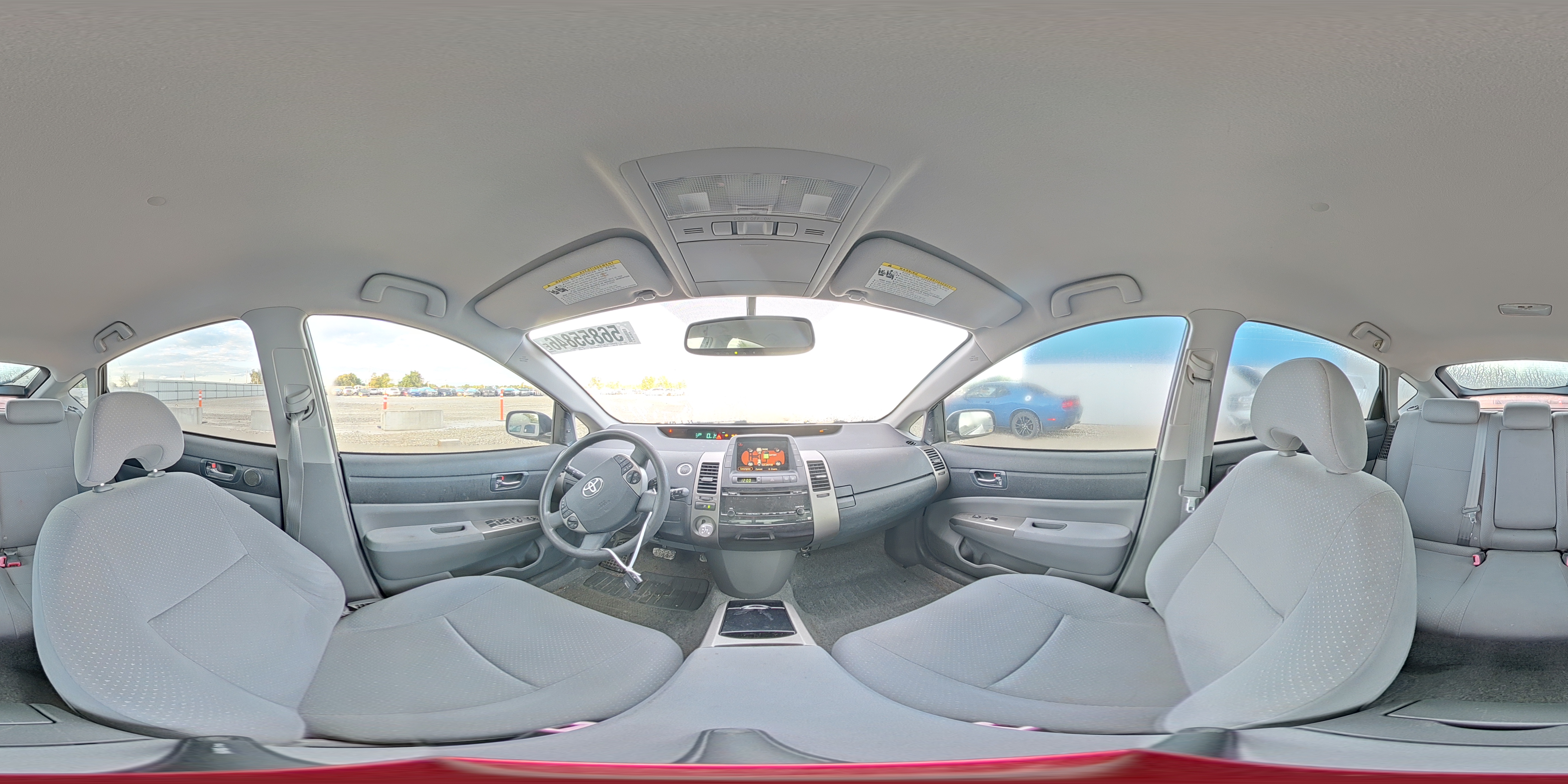 2007 Toyota Prius Base Silver vin: JTDKB20UX77090342
