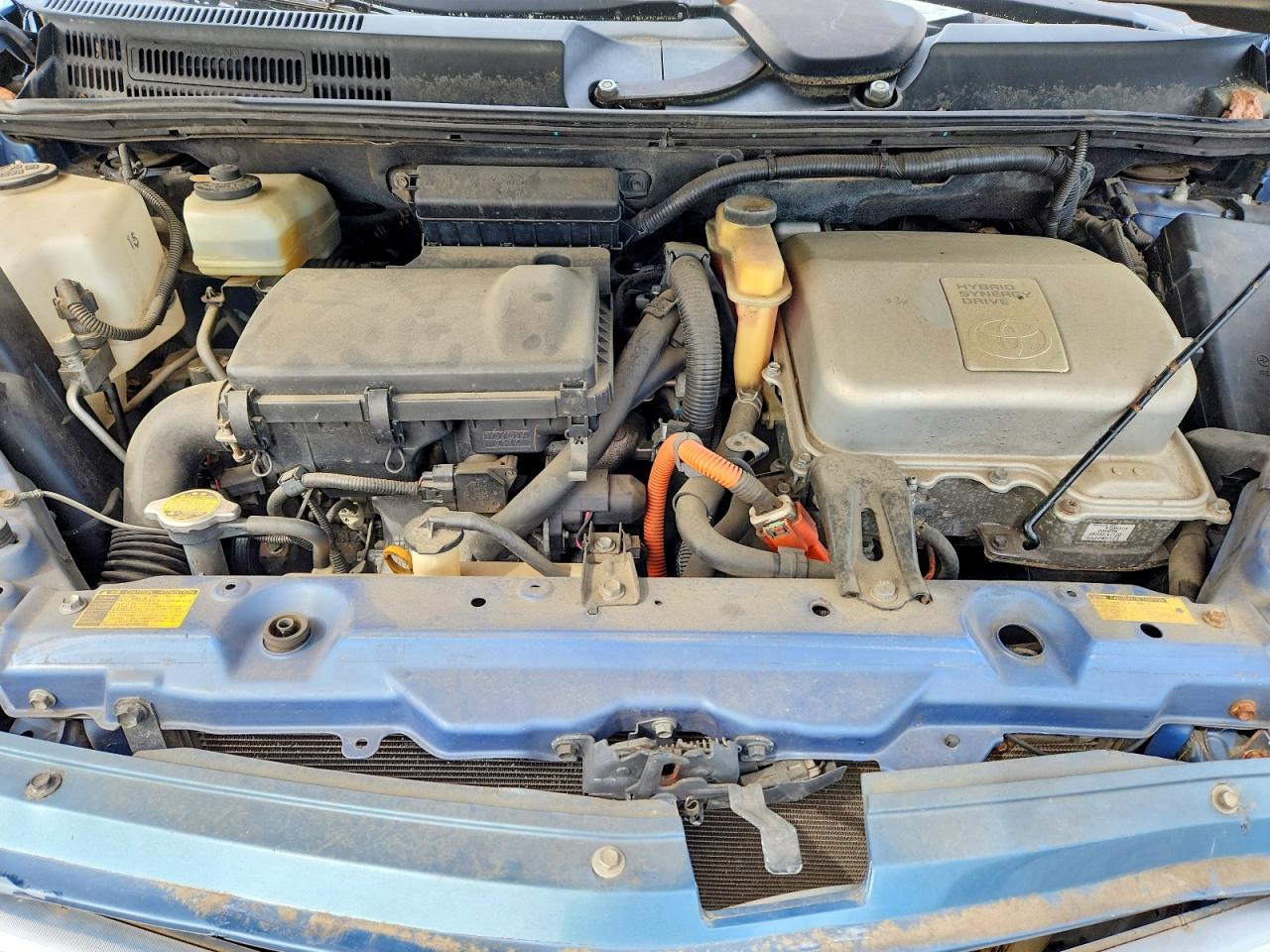 2007 Toyota Prius Base Blue vin: JTDKB20UX77545934